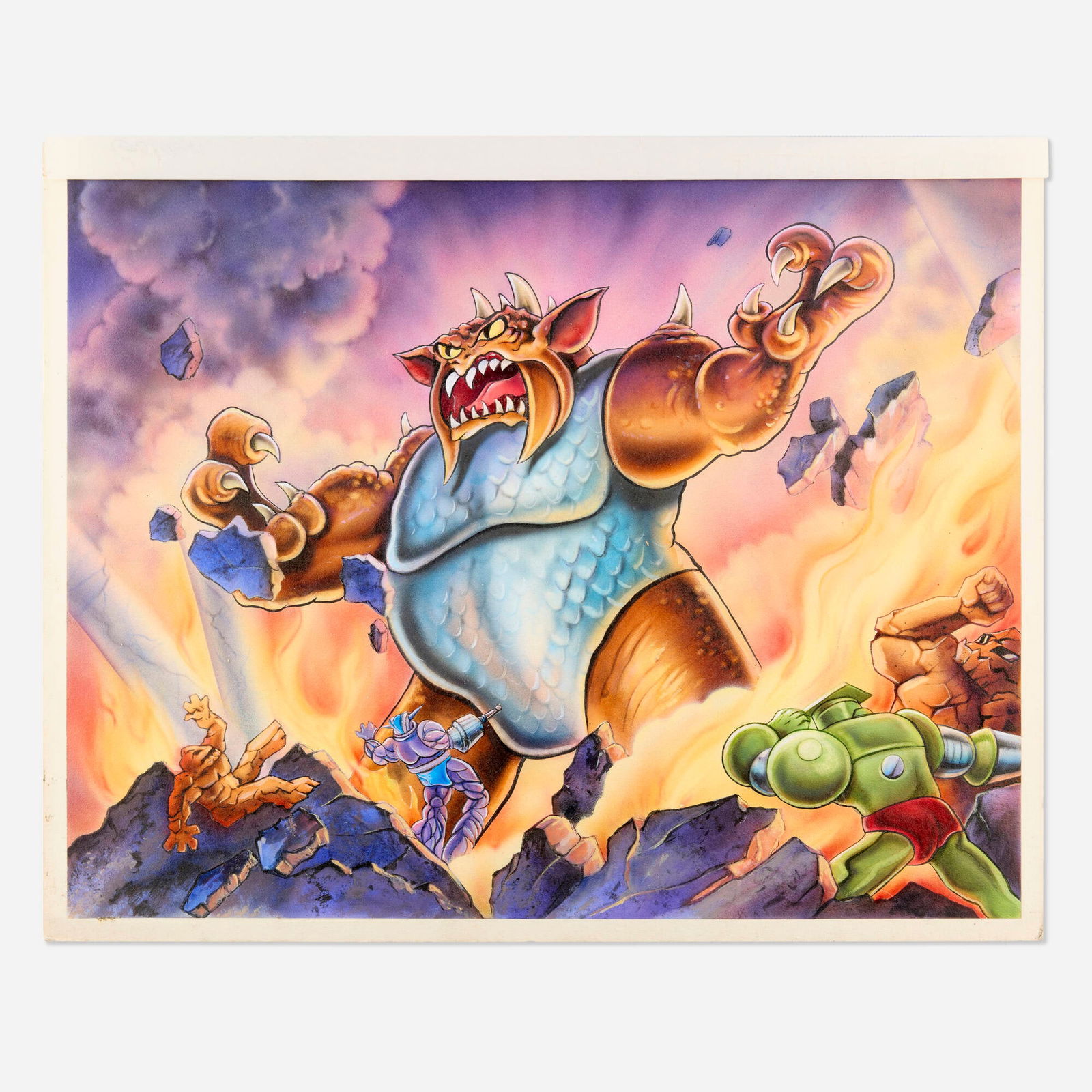 Inhumanoids Original Painting Concept Art (Hasbro, c. 1986) (1 of 1)