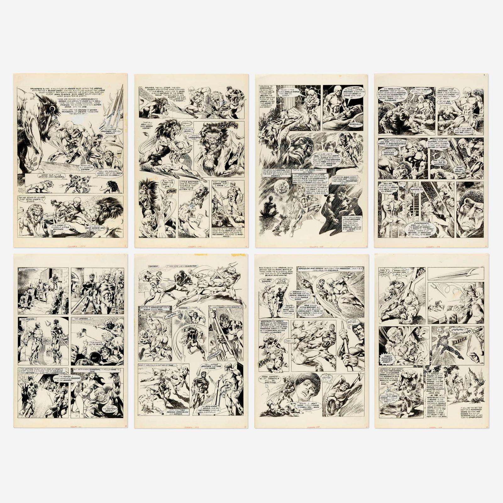 Pablo Marcos, Creepy #104 'The Games" Complete 8-Page Story Original Art (Warren Publications, 1979) (1 of 1)