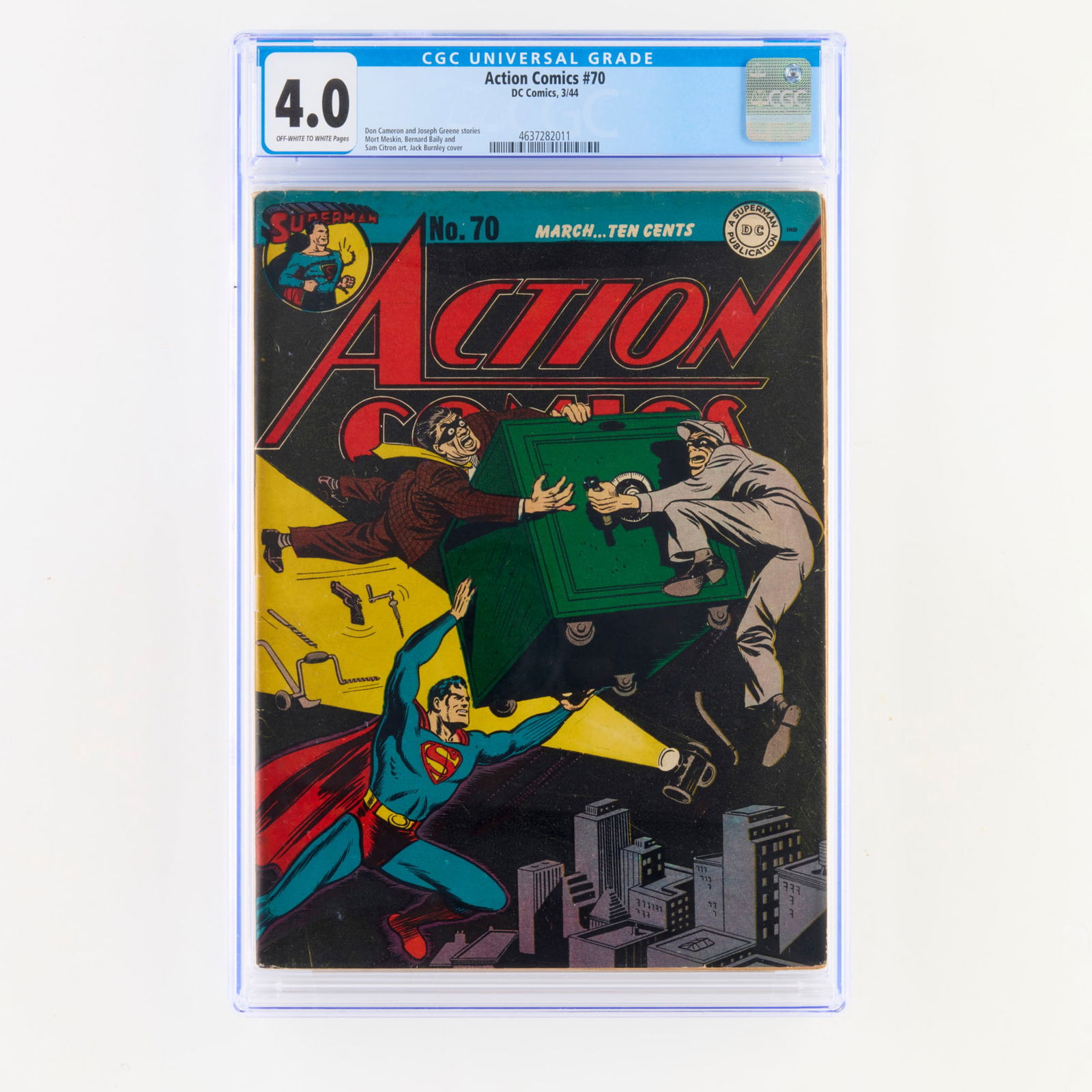 DC Comics Action Comics #70 CGC 4.0 (1 of 2)