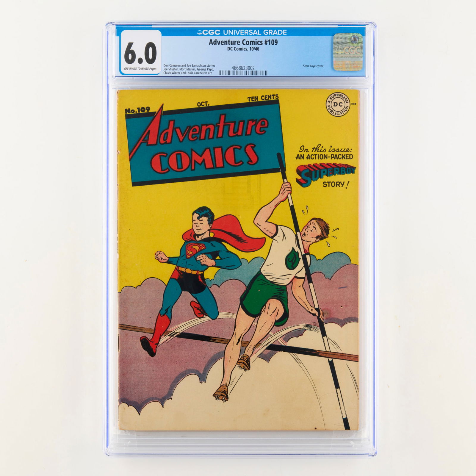 DC Comics Adventure Comics #109 CGC 6.0 (1 of 2)