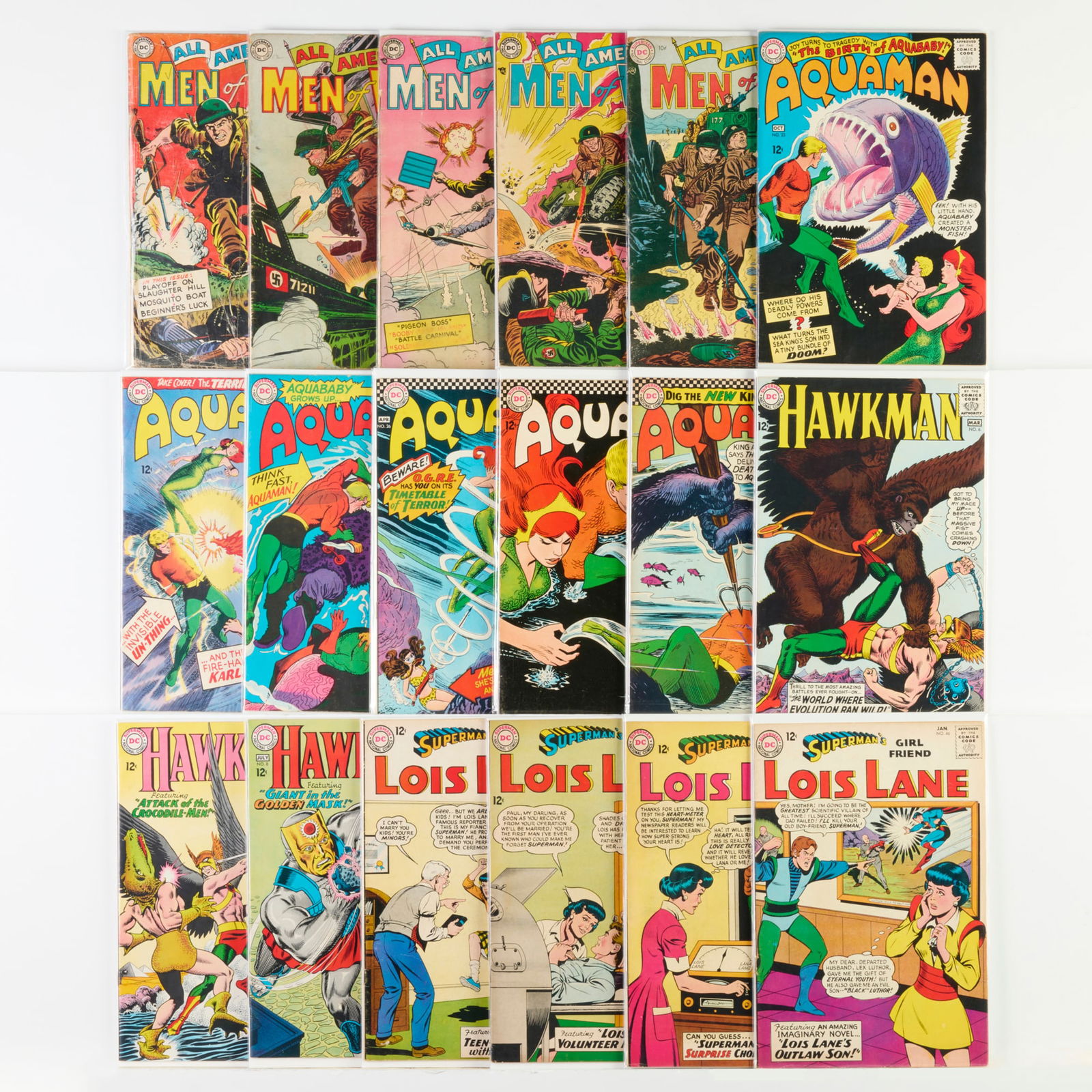 18 DC Comics Silver Age Mixed Title Group (1 of 1)