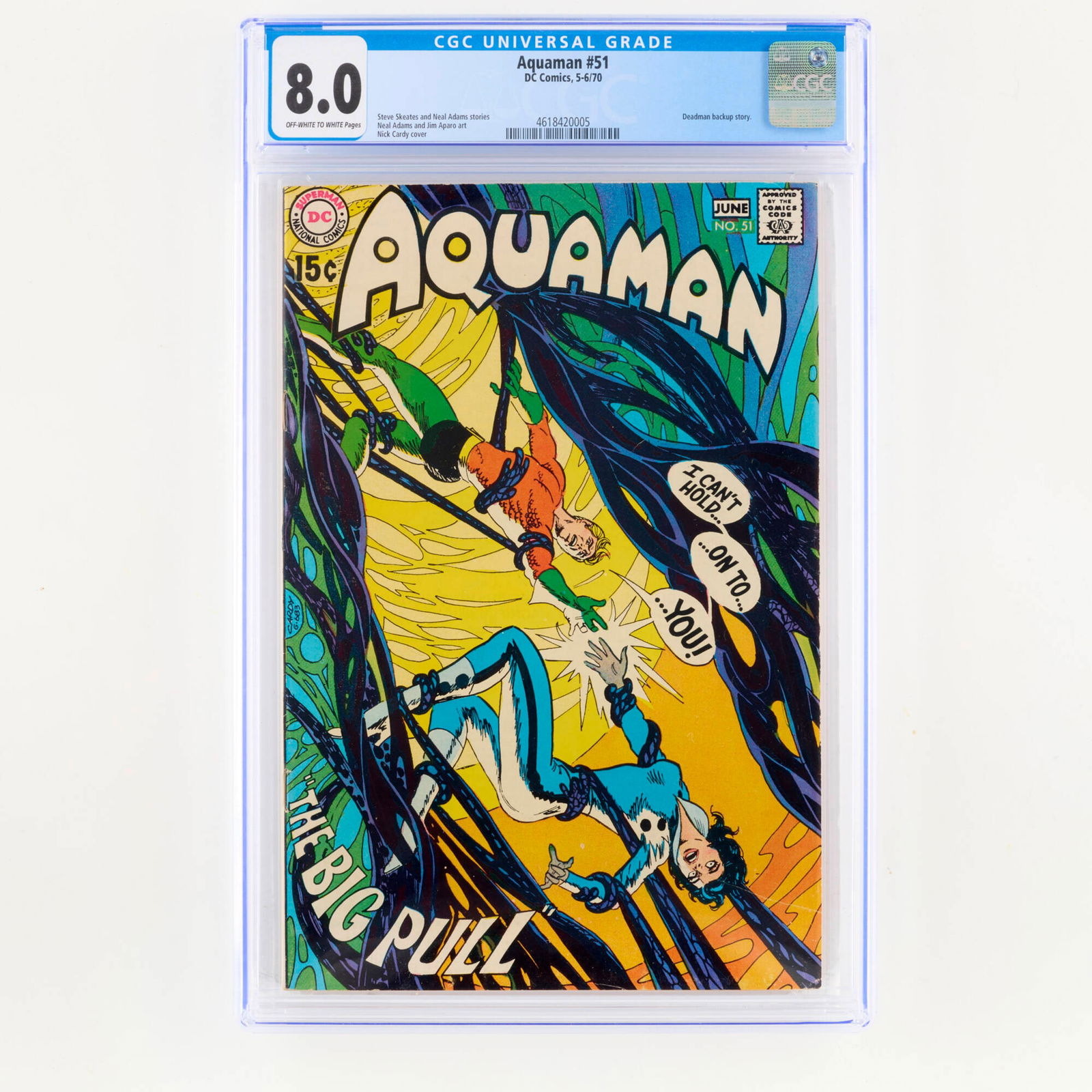 DC Comics Aquaman #51 CGC 8.0 (1 of 2)