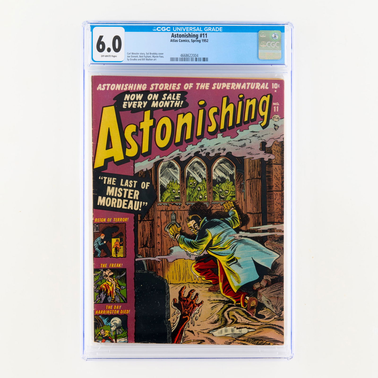 Atlas Comics Astonishing #11 CGC 6.0 (1 of 2)