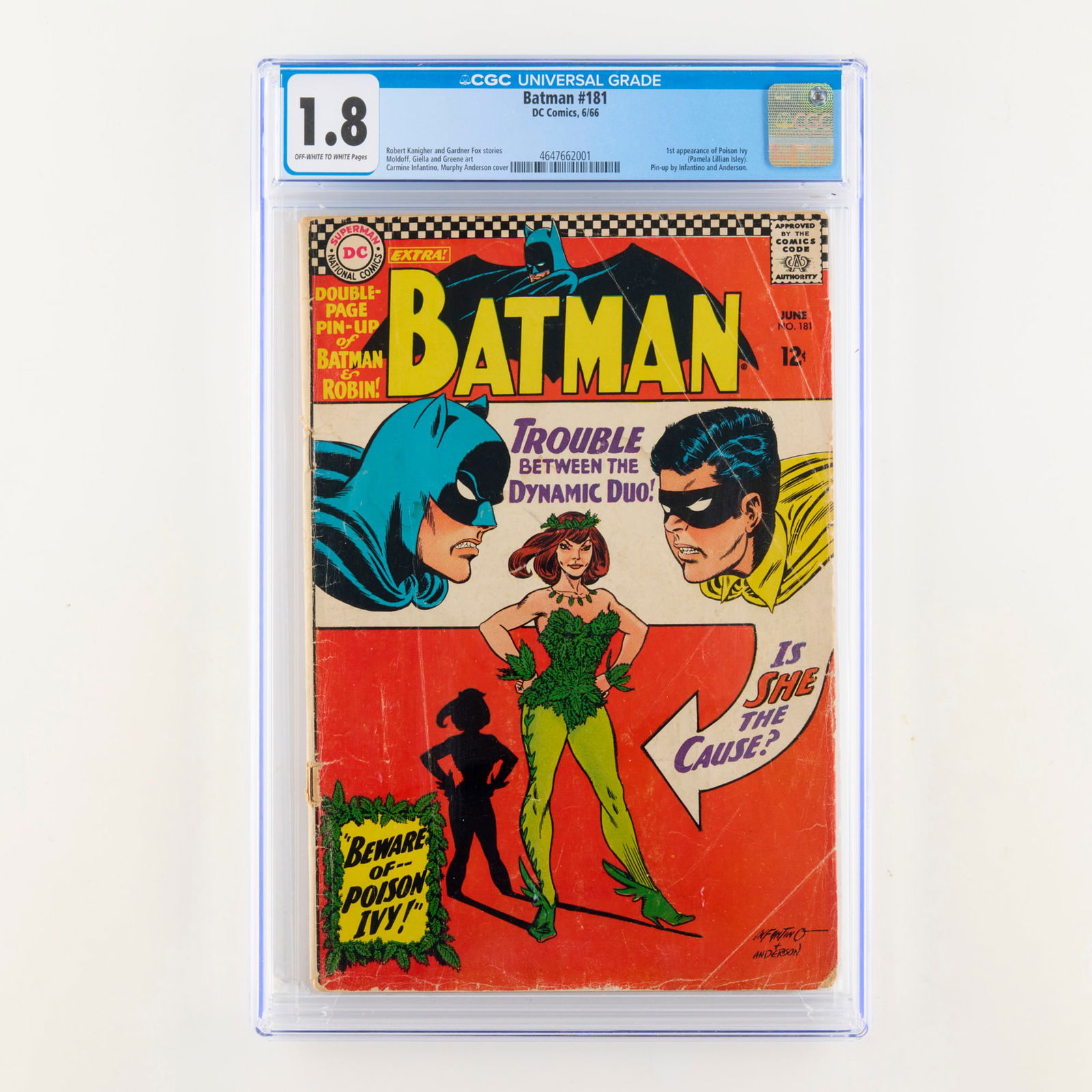DC Comics Batman #181 CGC 1.8 (1 of 2)