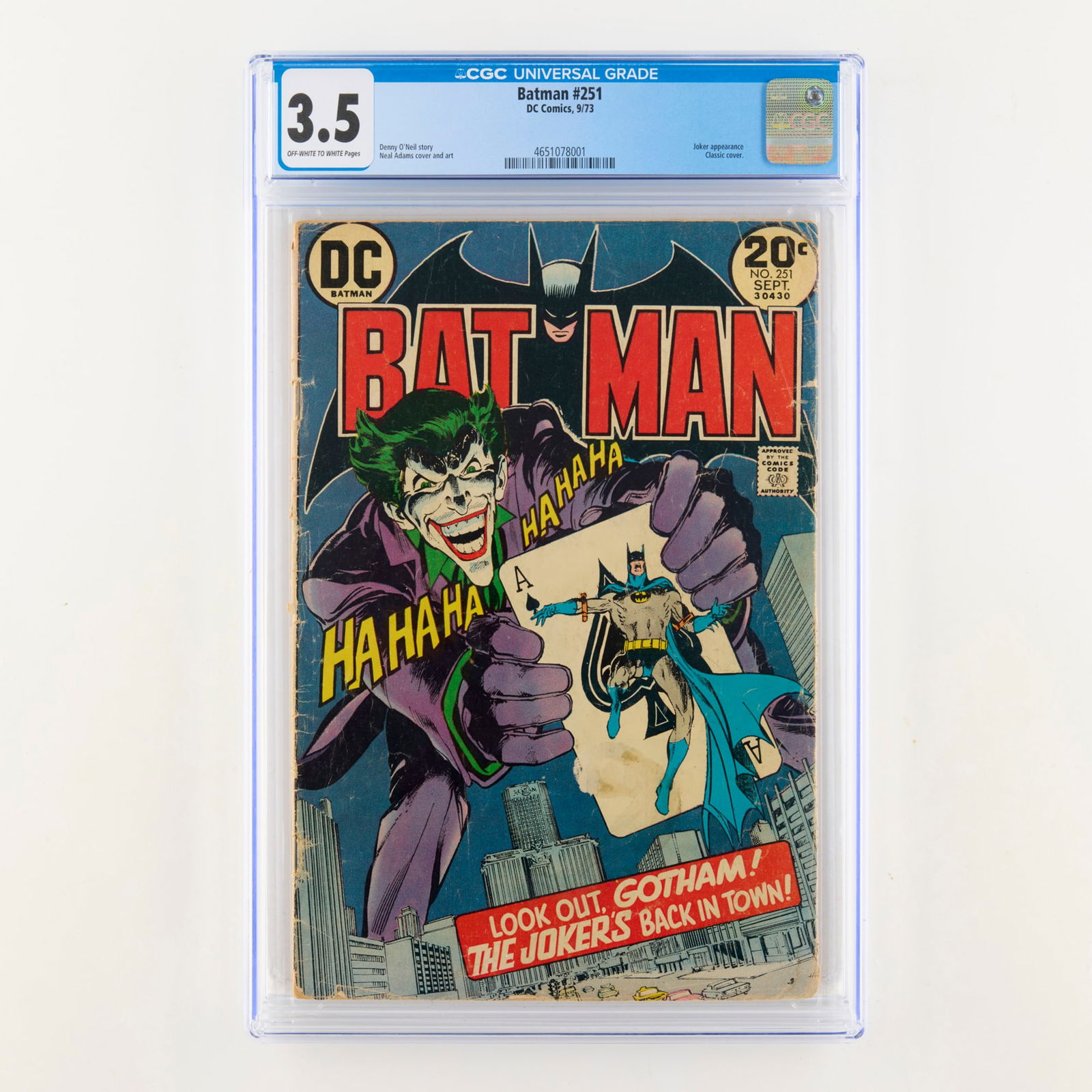 DC Comics Batman #251 CGC 3.5 (1 of 2)