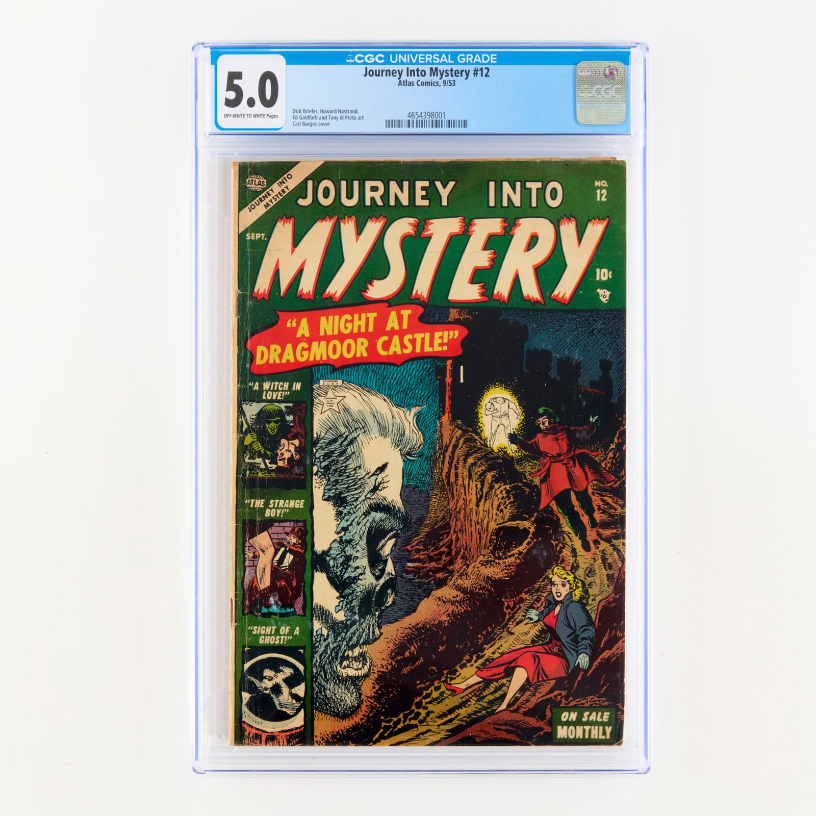Atlas Comics Journey Into Mystery #12 CGC 5.0 (1 of 2)