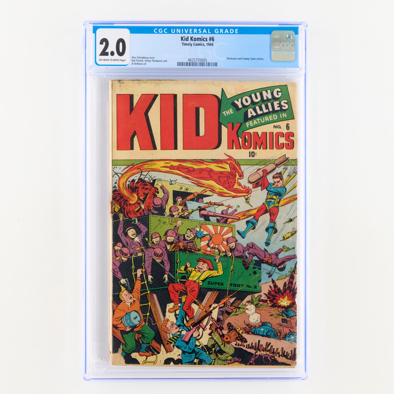 Timely Comics Kid Komics #6 CGC 2.0 (1 of 2)