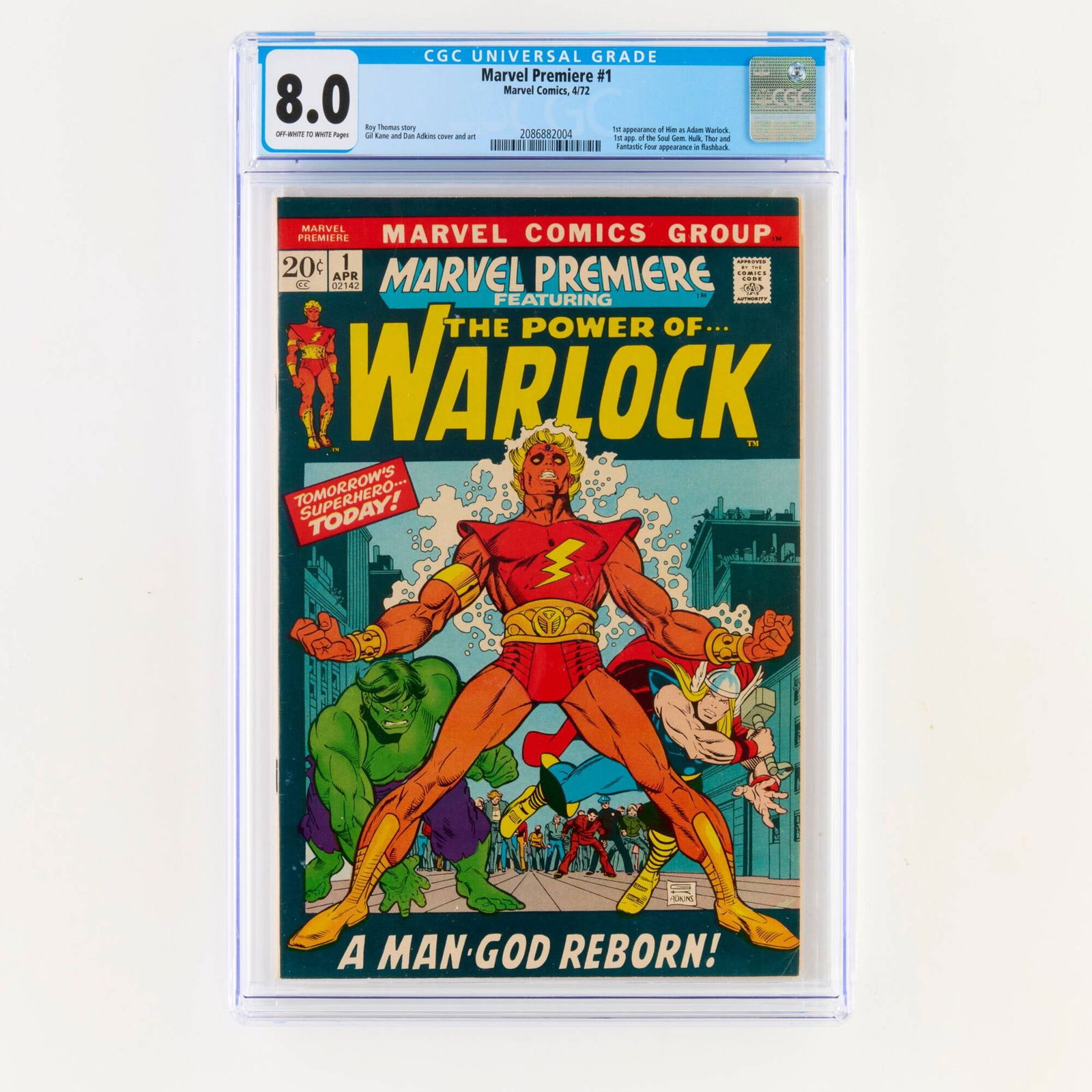 Marvel Comics Marvel Premiere #1 CGC 8.0 Blue Cover Variant (1 of 2)