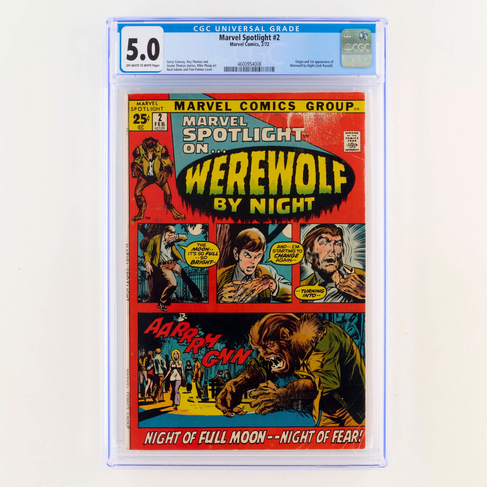 Marvel Comics Marvel Spotlight #2 CGC 5.0 (1 of 2)