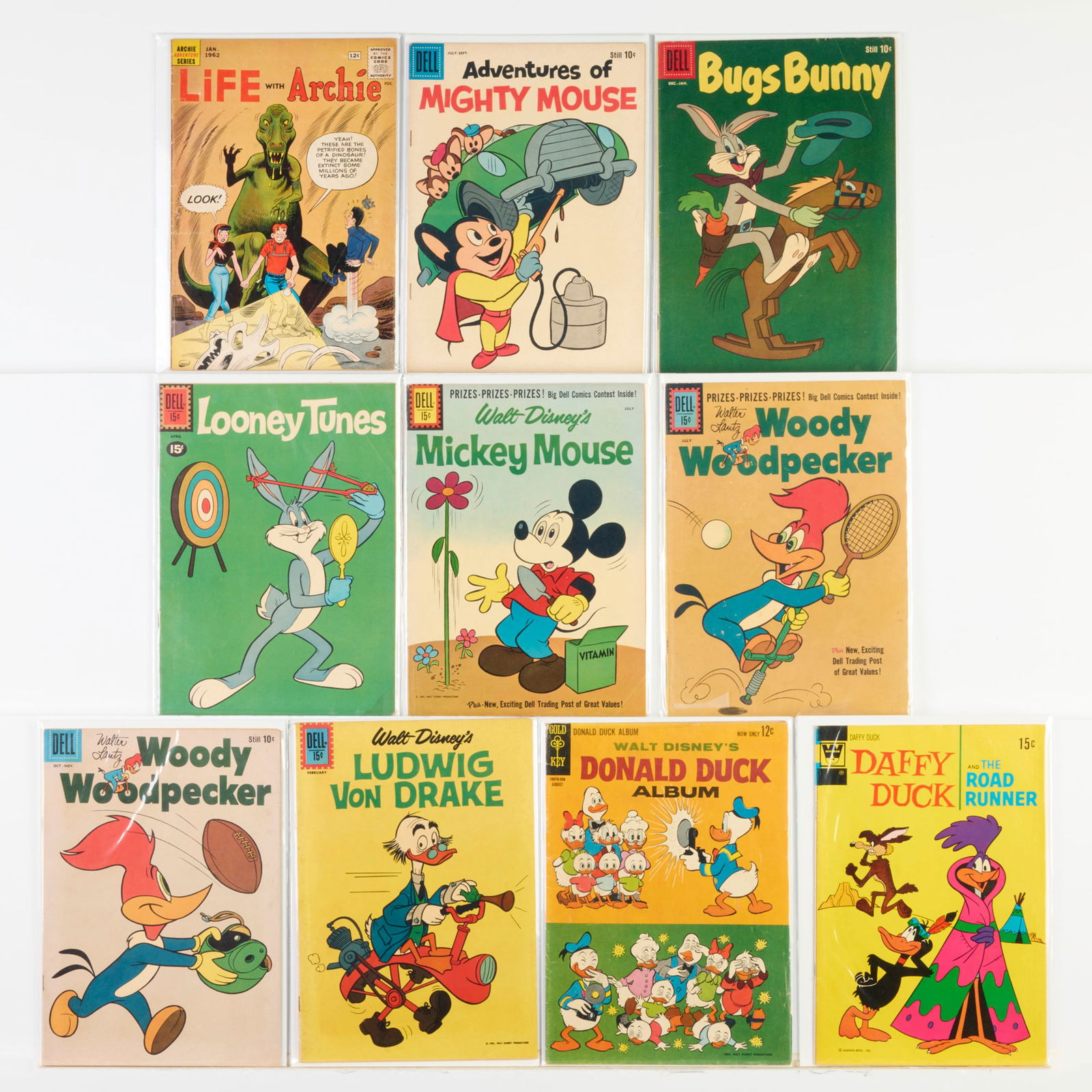 10 Silver Age Comics Books Mixed Title Group (1 of 1)