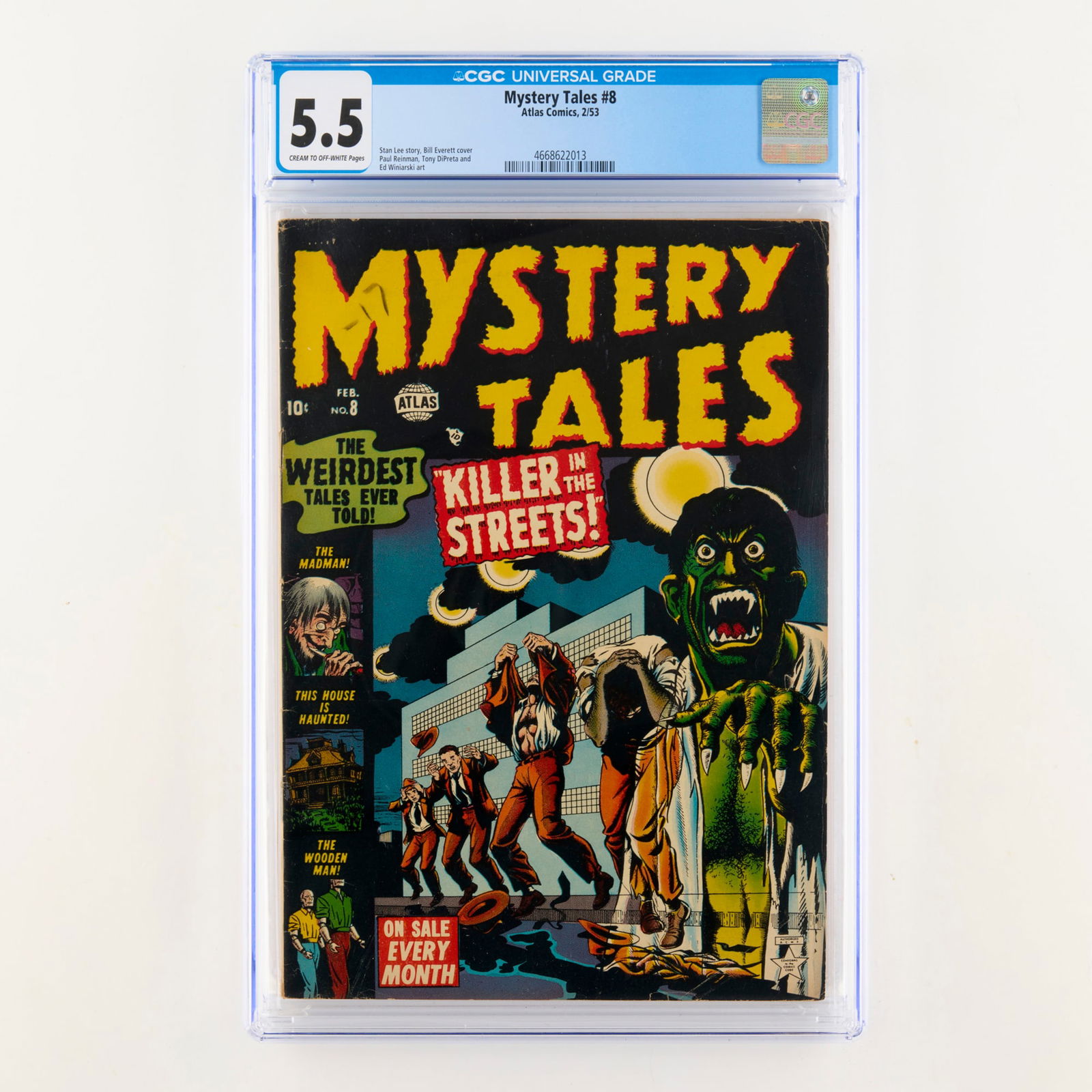 Atlas Comics Mystery Tales #8 CGC 5.5 (1 of 2)