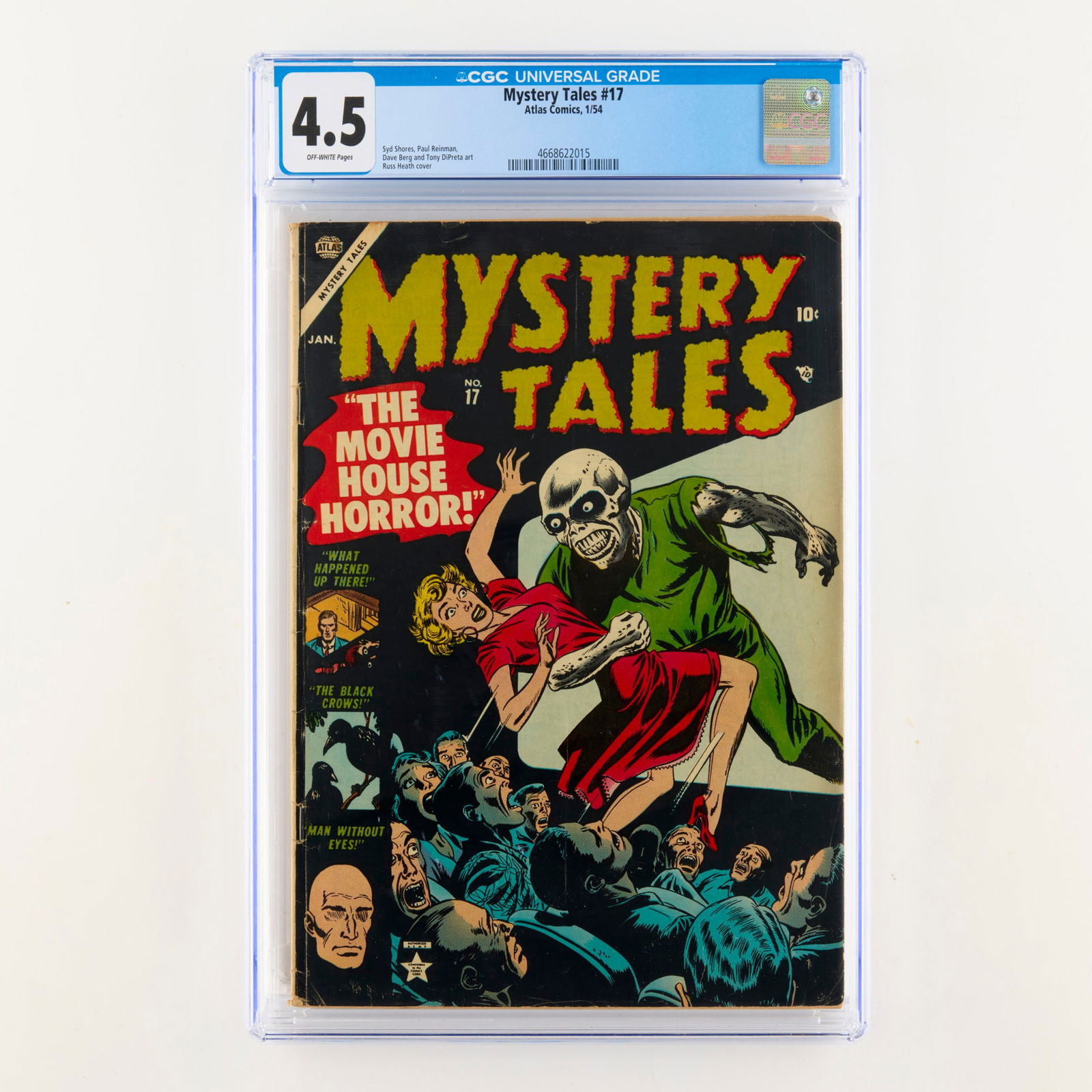 Atlas Comics Mystery Tales #17 CGC 4.5 (1 of 2)