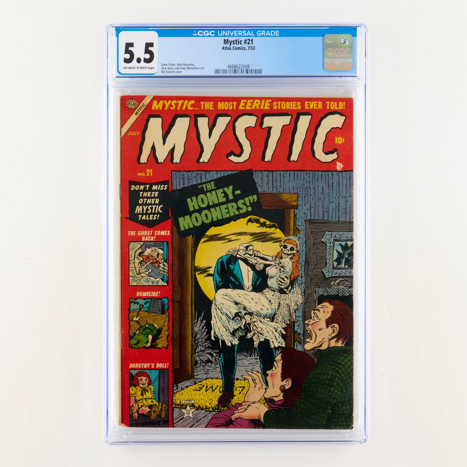 Atlas Comics Mystic #21 CGC 5.5 (1 of 2)