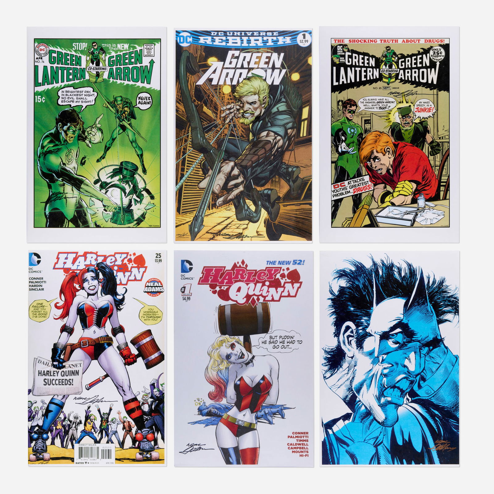 Neal Adams, Group of 6 Signed Cover Prints (1 of 1)