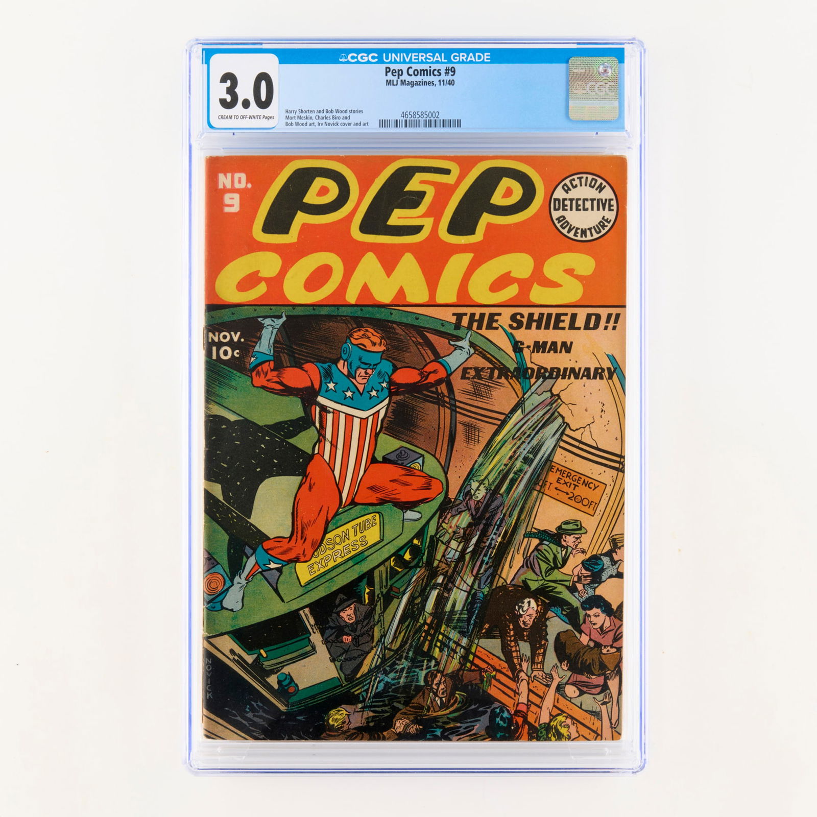 MLJ Magazines Pep Comics #9 CGC 3.0 (1 of 2)