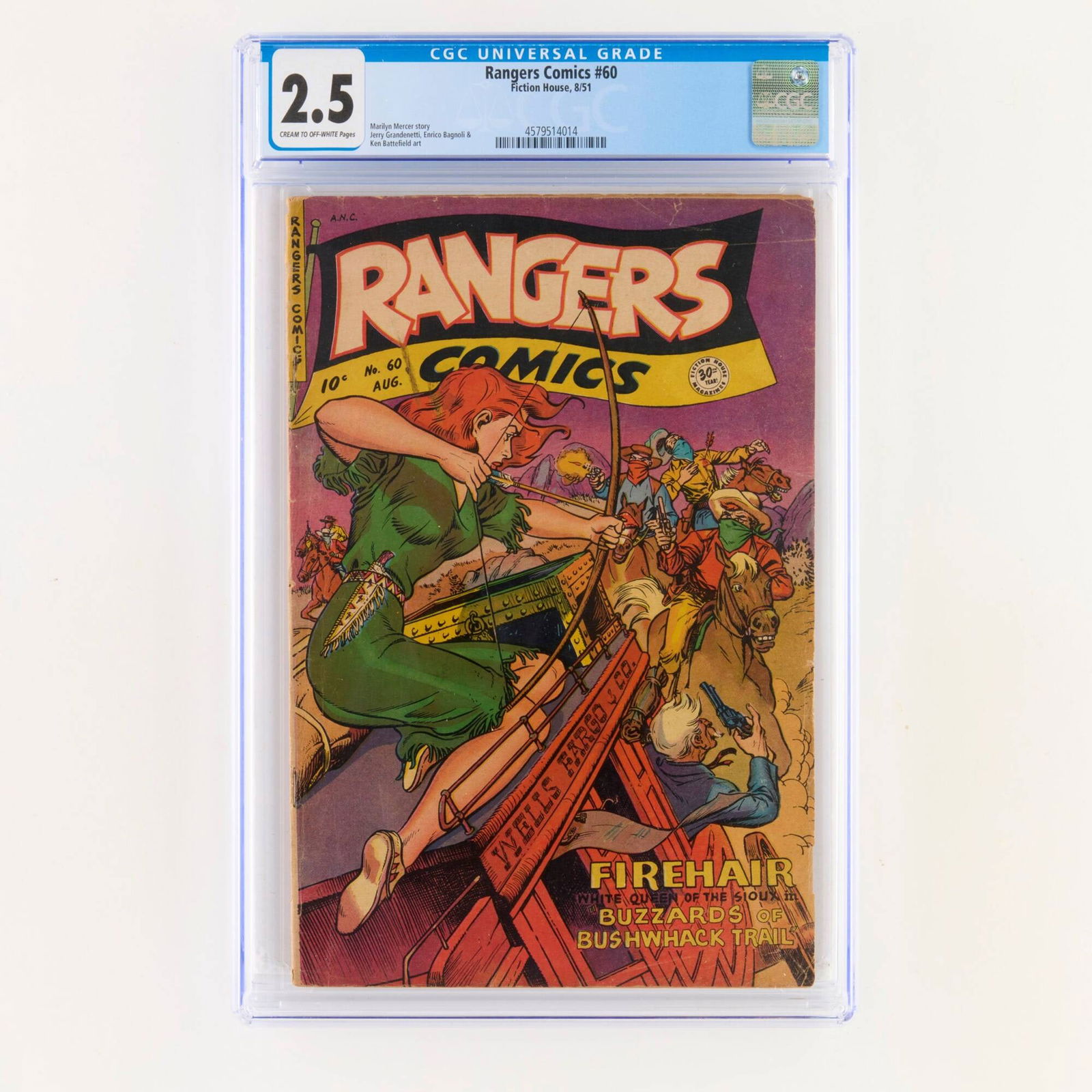 Fiction House Rangers Comics #60 CGC 2.5 (1 of 2)