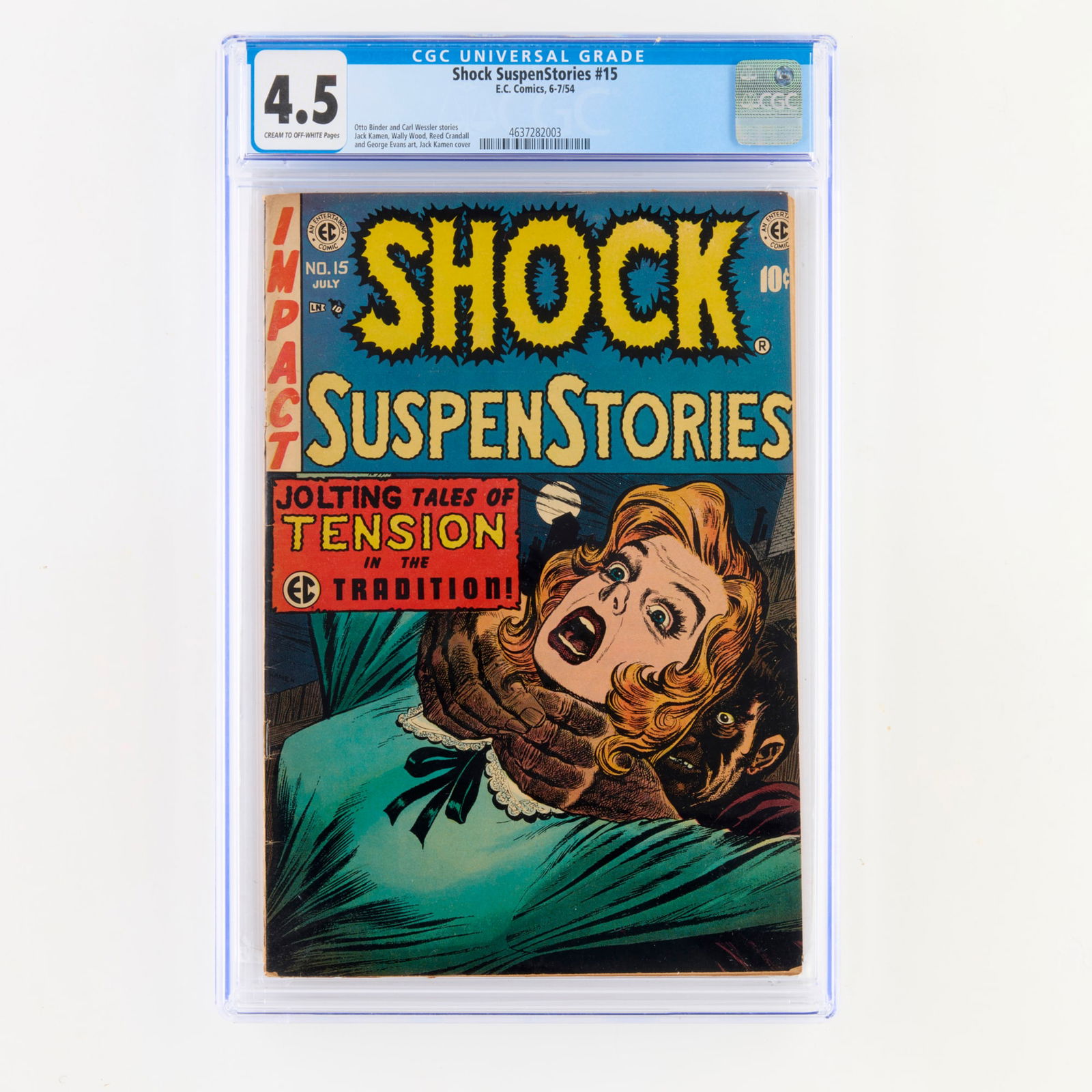 E.C. Comics Shock SuspenStories #15 CGC 4.5 (1 of 2)
