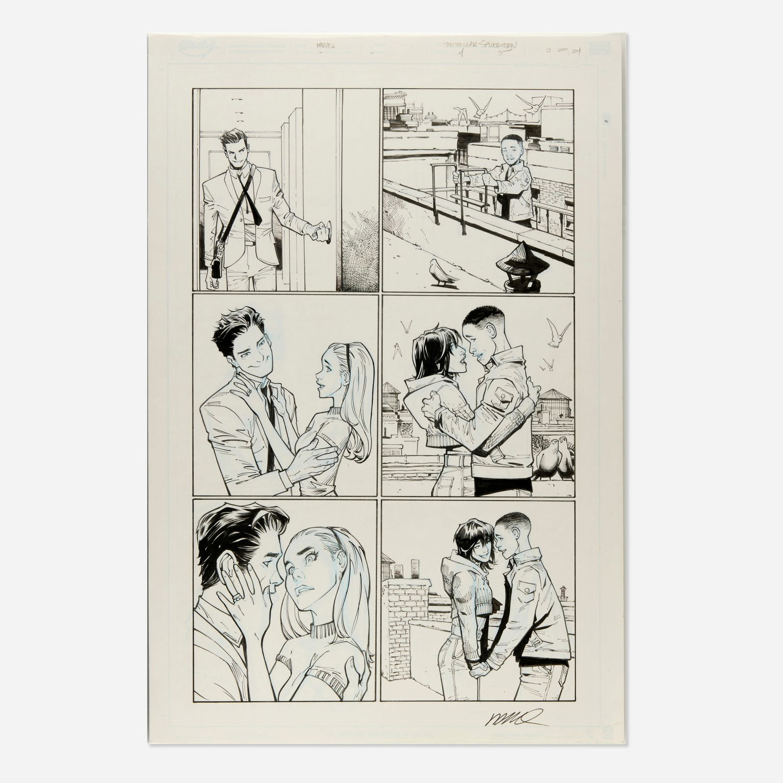 Humberto Ramos, Spectacular Spider-Man #4 Story Page 5 Original Art (Marvel Comics, 2024) (1 of 1)