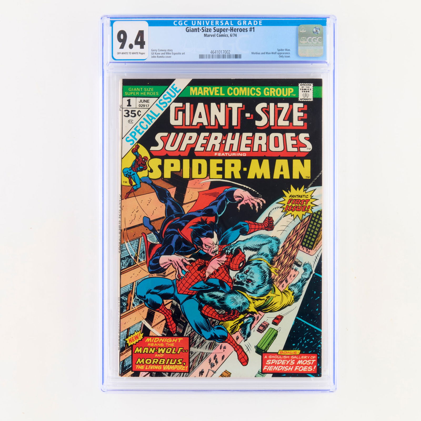 Marvel Comics Giant-Size Super-Heroes #1 CGC 9.4 (1 of 2)