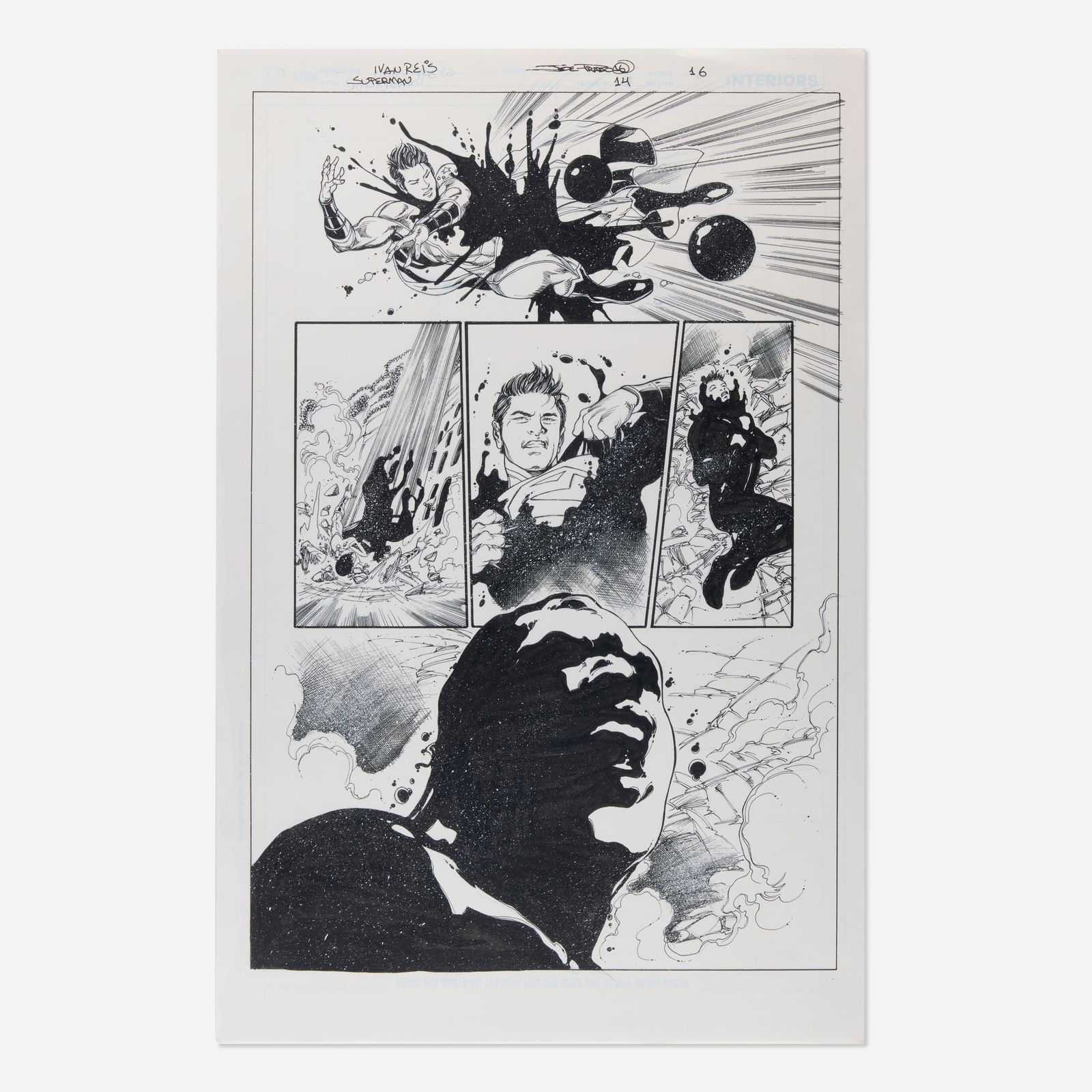 Ivan Reis and Joe Prado, Superman #14 Story Page 16 Original Art (DC Comics, 2019) (1 of 1)