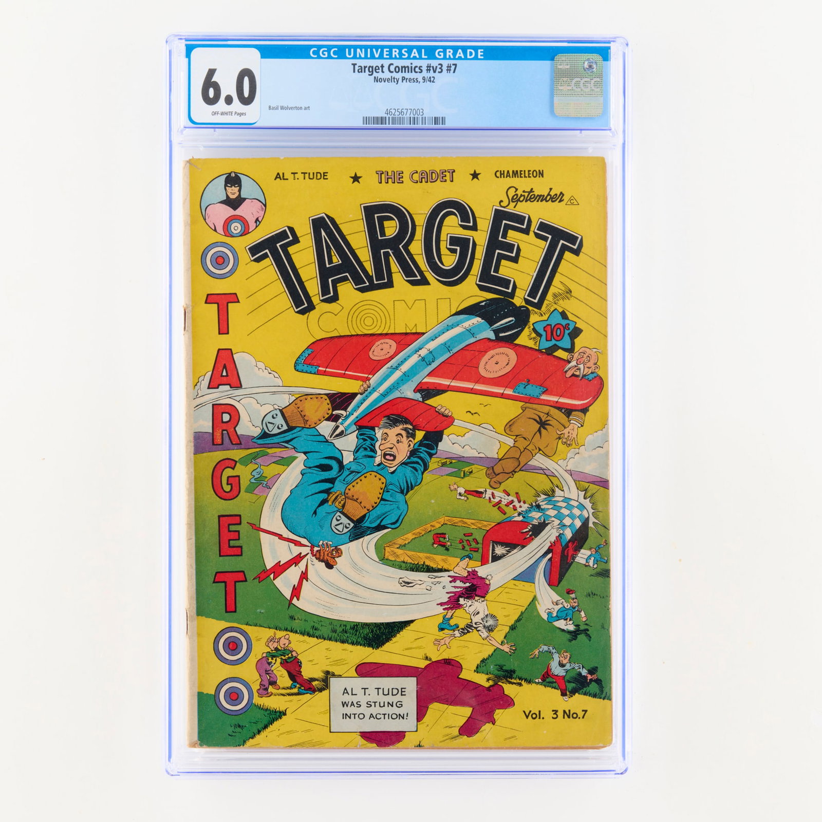 Novelty Press Target Comics v3 #7 CGC 6.0 (1 of 2)