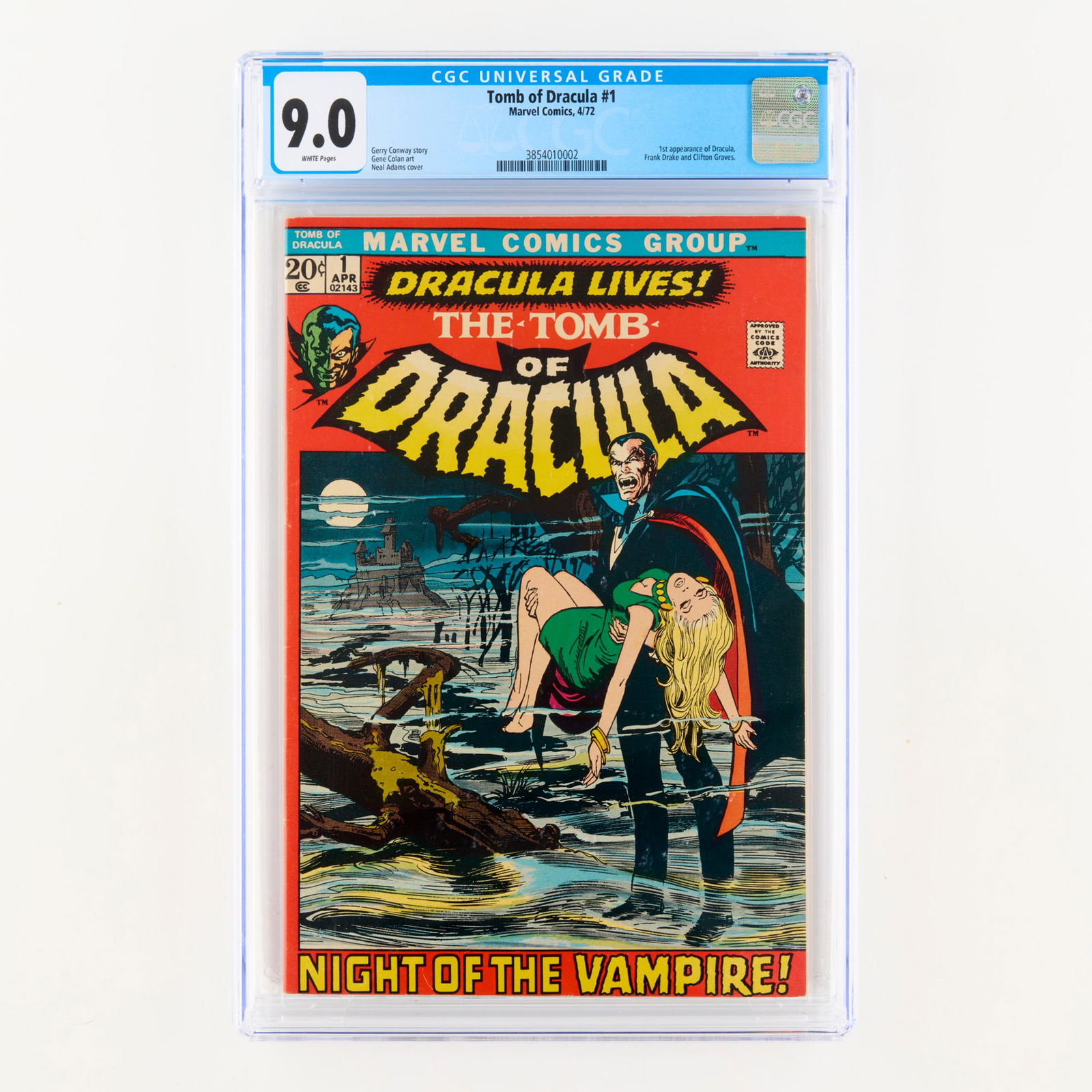 Marvel Comics Tomb of Dracula #1 CGC 9.0 (1 of 2)