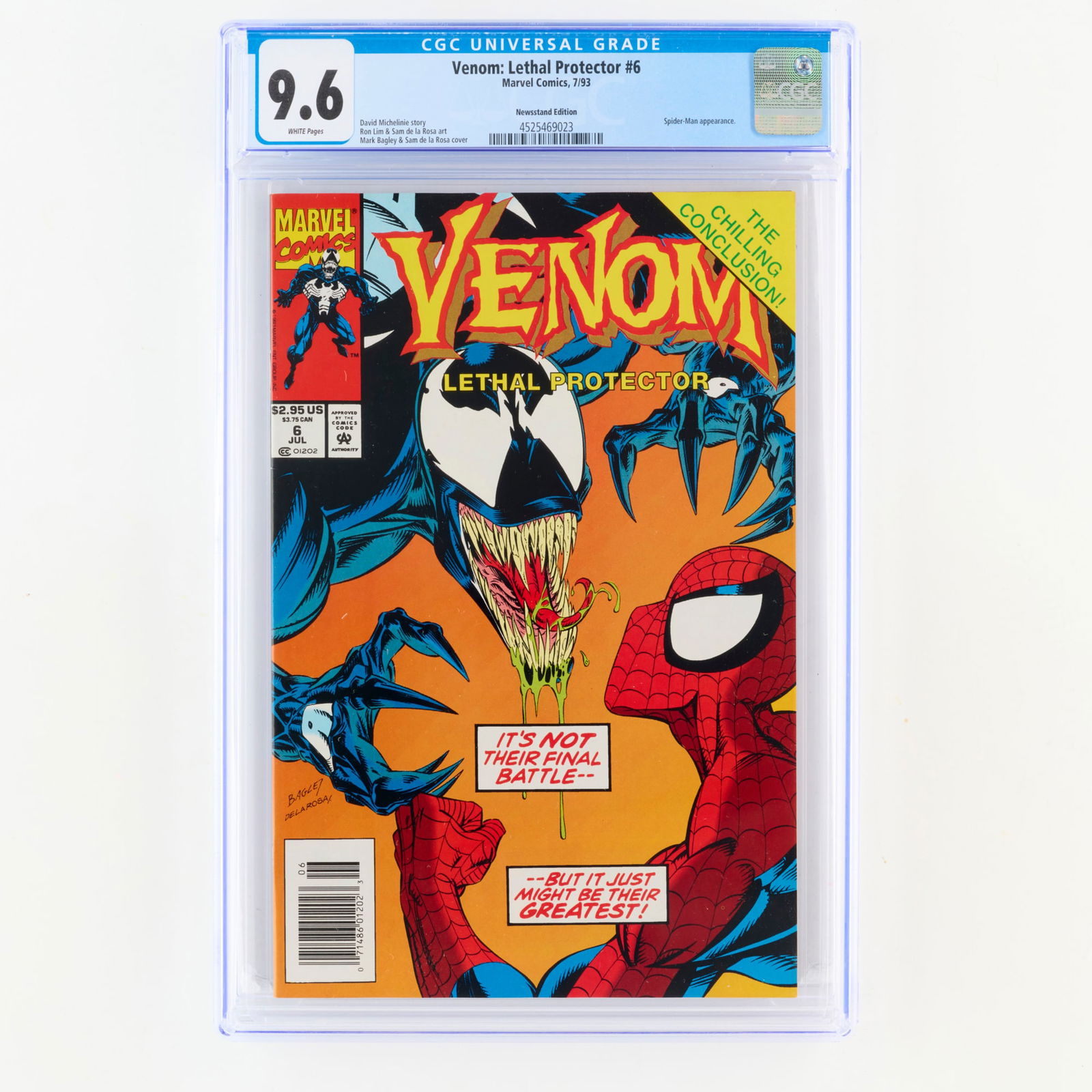 Marvel Comics Venom: Lethal Protector #6 CGC 9.6 Newsstand (1 of 2)