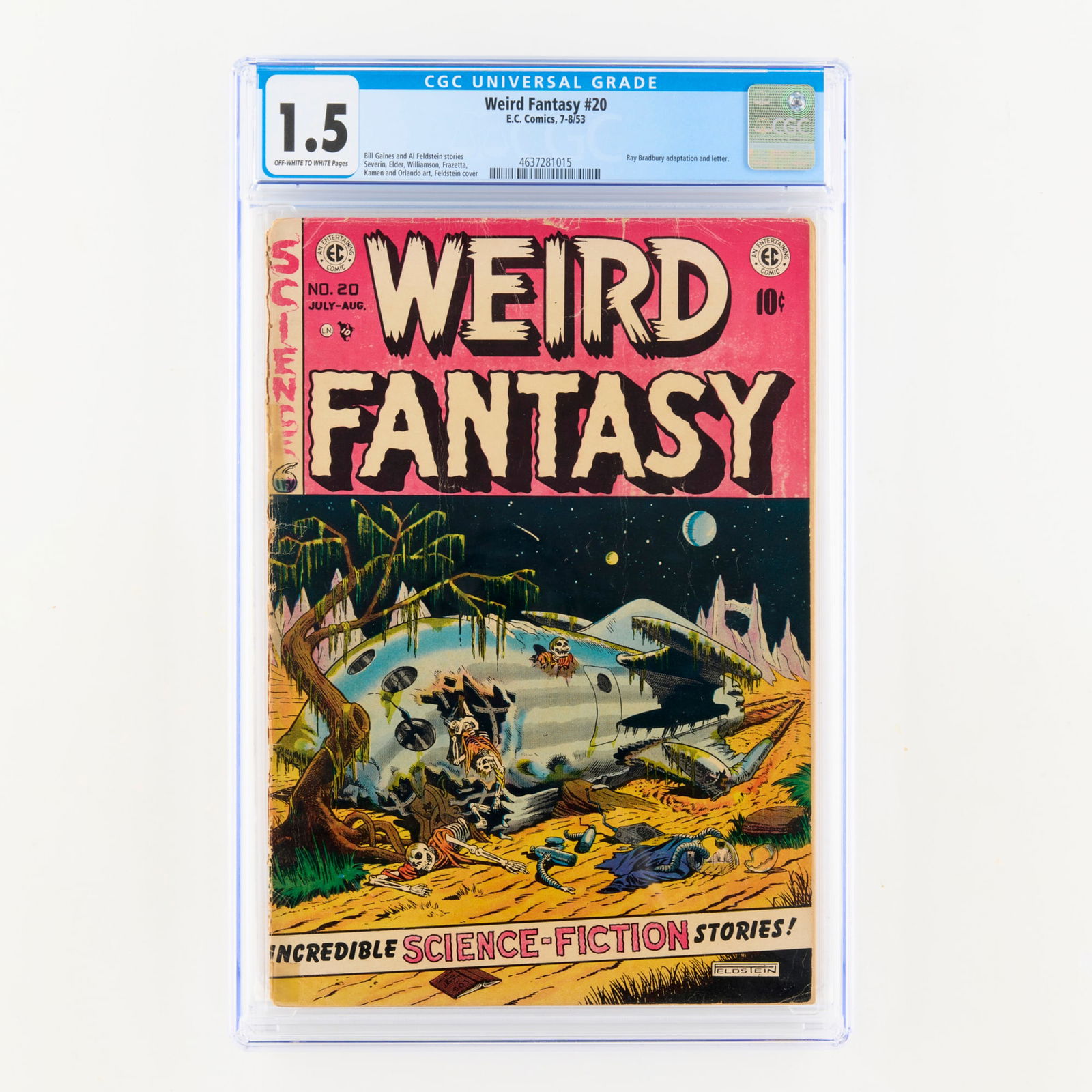 E.C. Comics Weird Fantasy #20 CGC 1.5 (1 of 2)