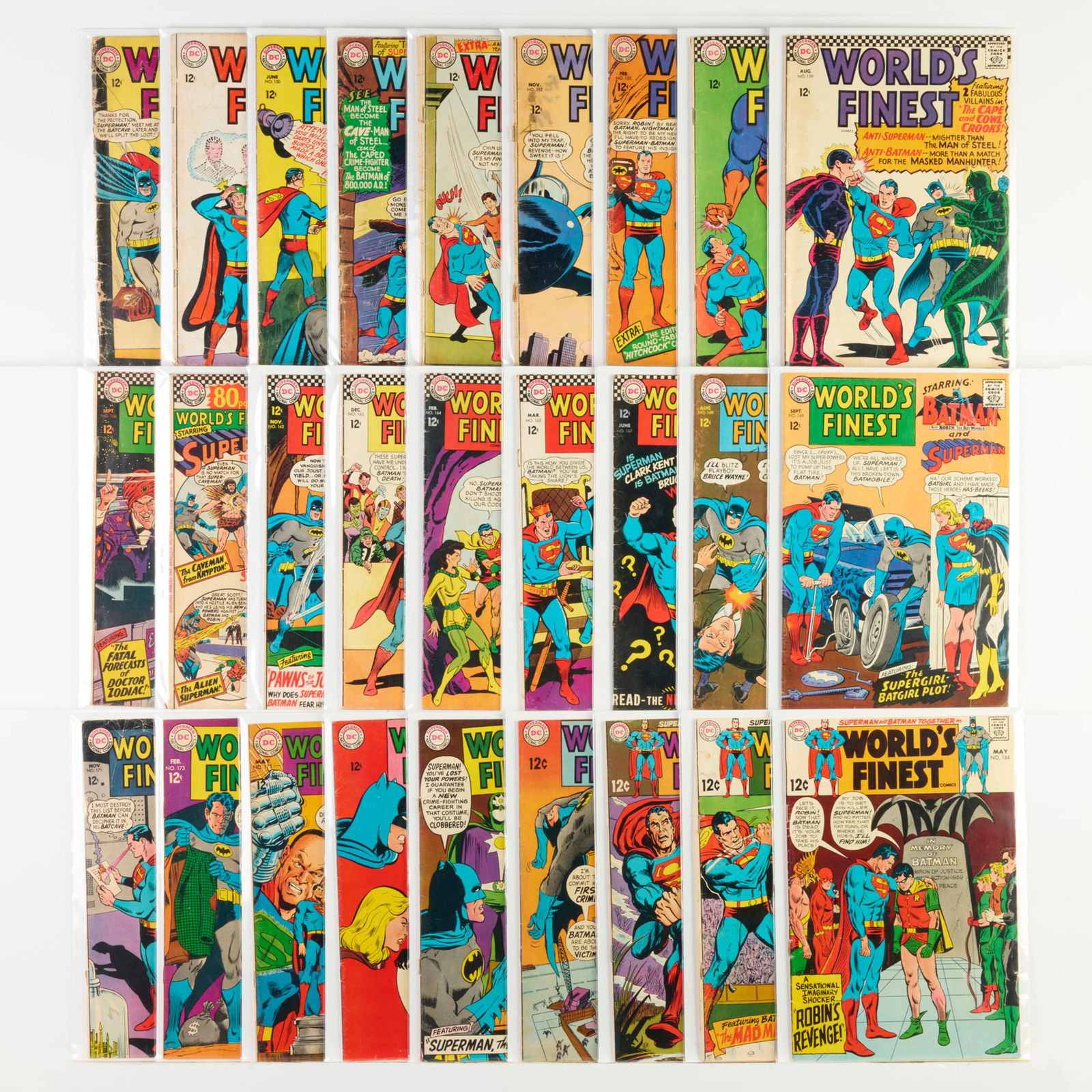 27 DC Comics World's Finest #148-#184 Group (1 of 1)