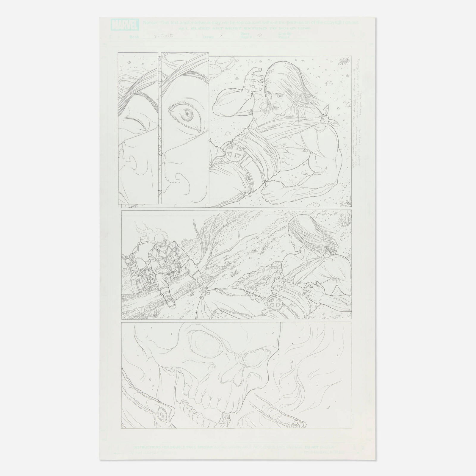 Mike Choi, X-Force Vol. 3 #9 Story Page 20 Original Art (Marvel Comics, 2009) (1 of 1)