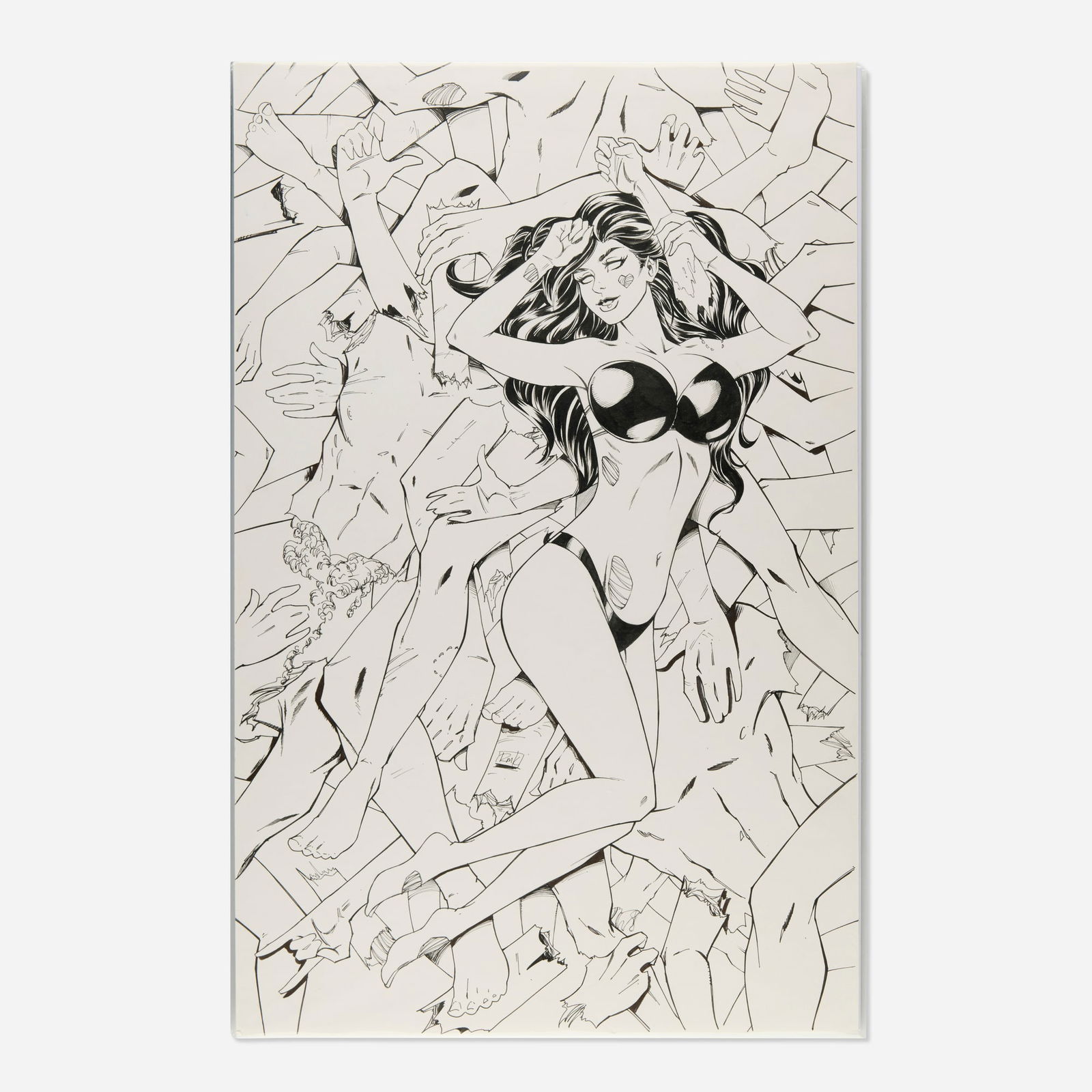 Ryan Kincaid, Zombie Tramp Unpublished Cover Original Art (1 of 1)