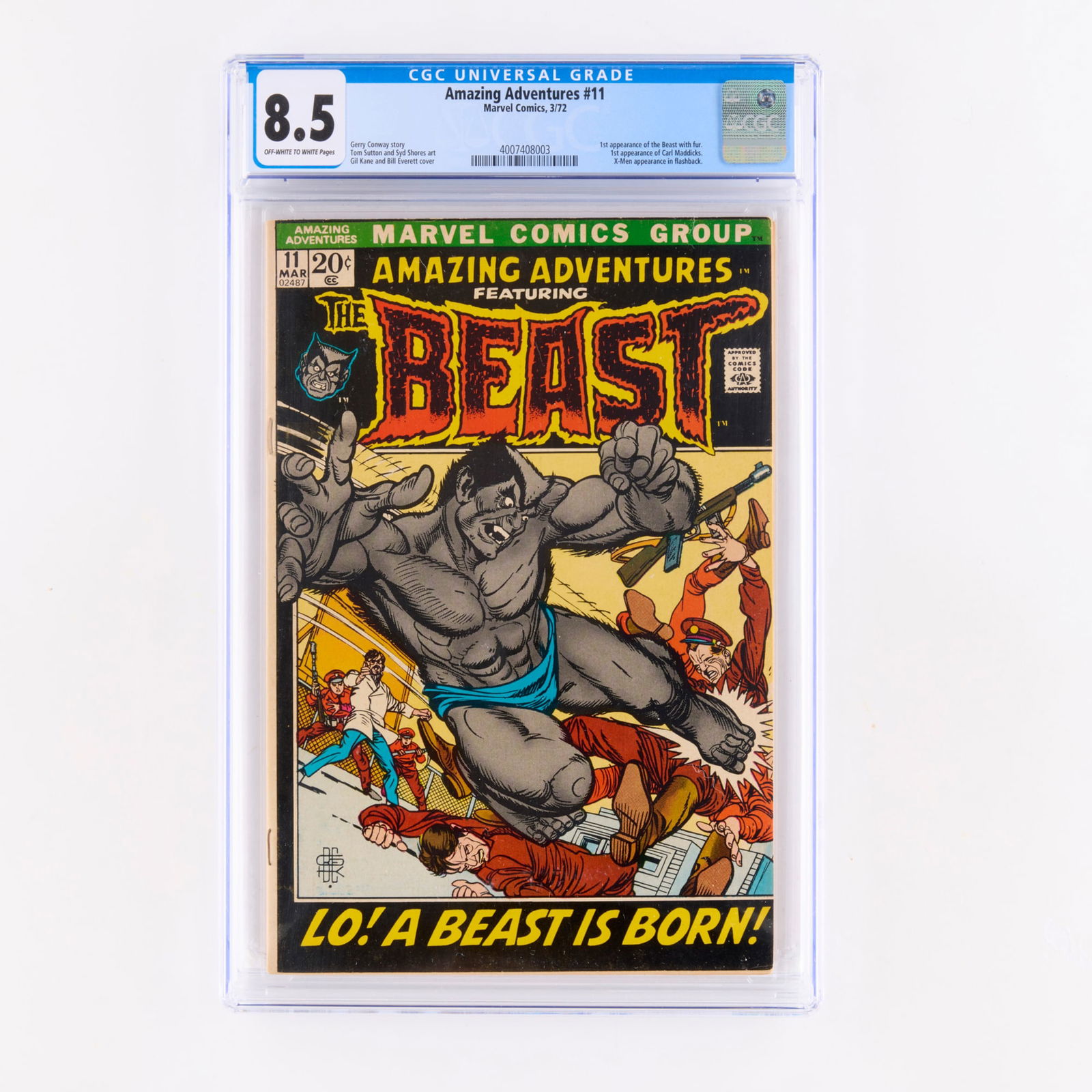 Marvel Comics Amazing Adventures #11 CGC 8.5 (1 of 2)