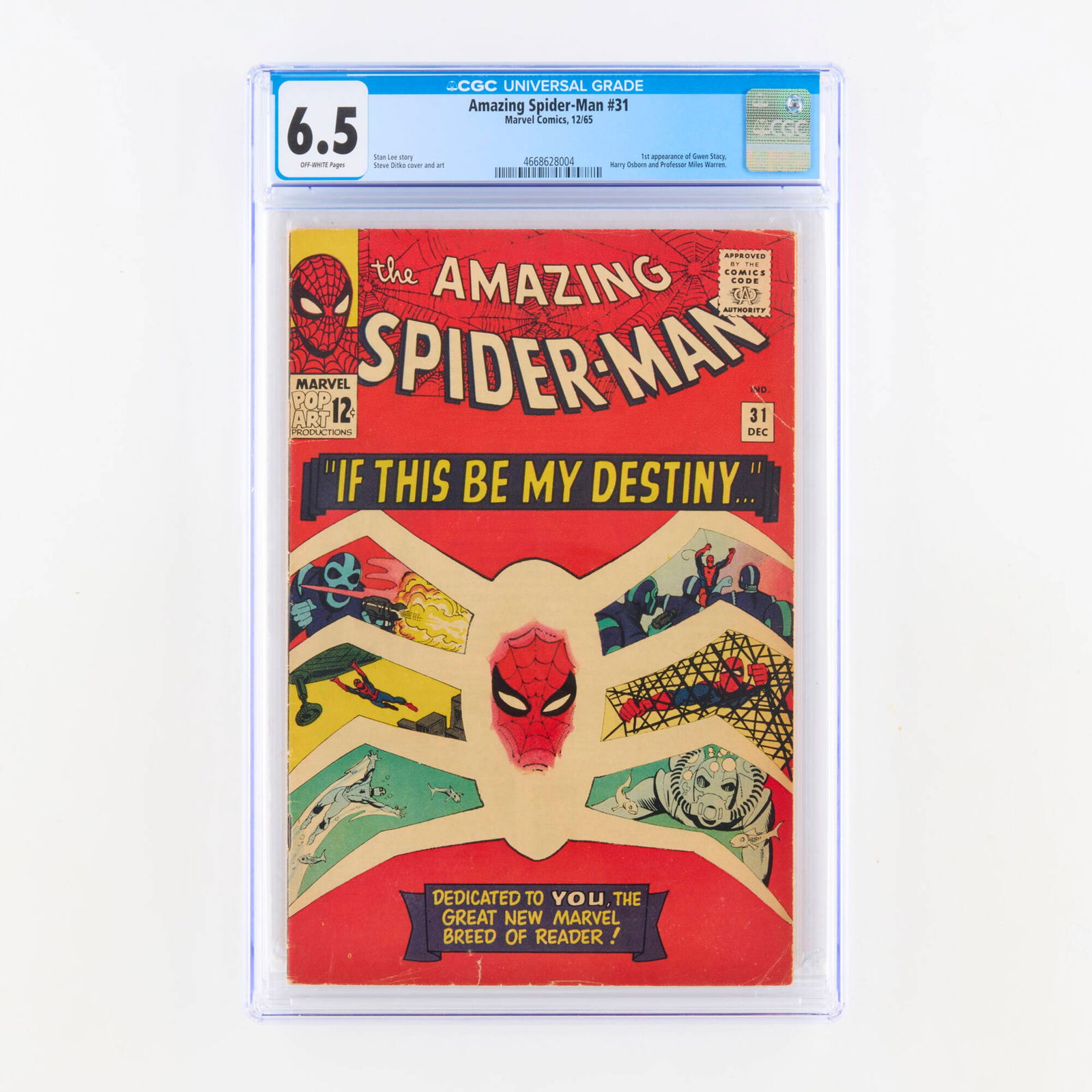 Marvel Comics Amazing Spider-Man #31 CGC 6.5 (1 of 2)