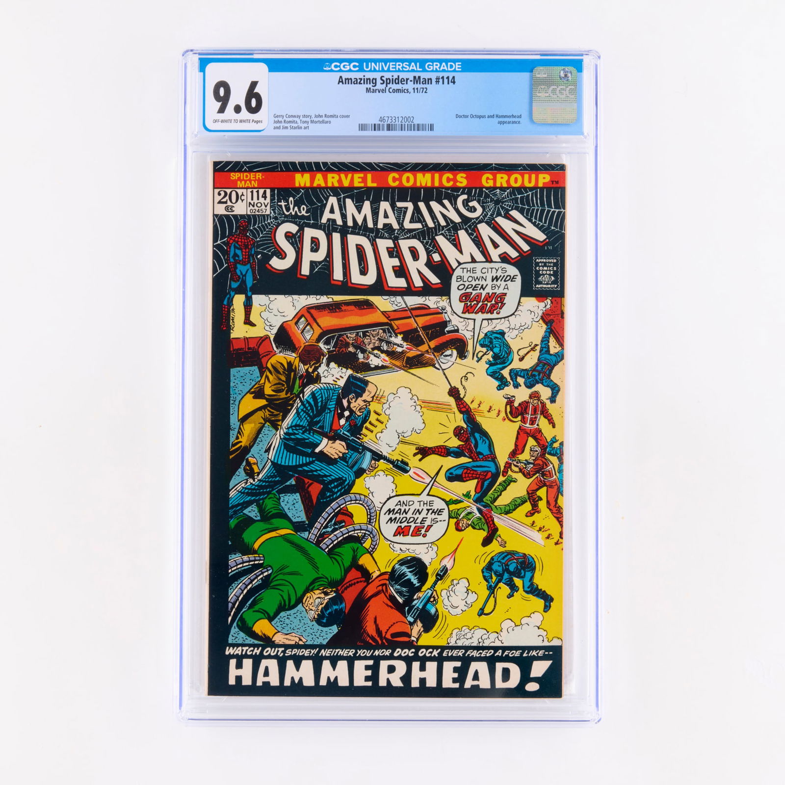 Marvel Comics Amazing Spider-Man #114 CGC 9.6 (1 of 2)