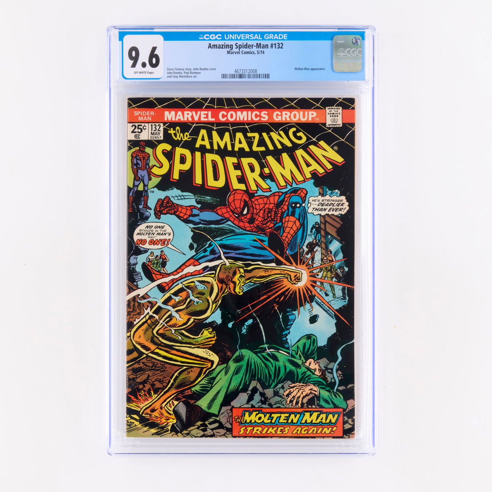 Marvel Comics Amazing Spider-Man #132 CGC 9.6 (1 of 2)