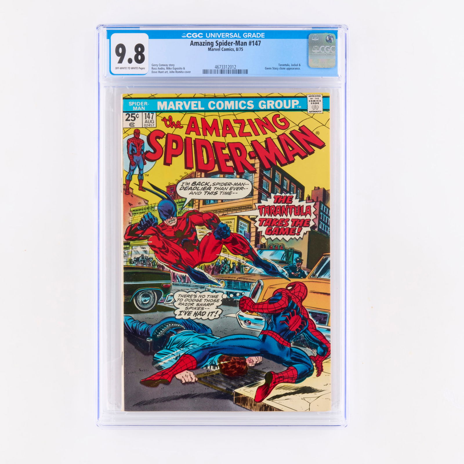 Marvel Comics Amazing Spider-Man #147 CGC 9.8 (1 of 2)