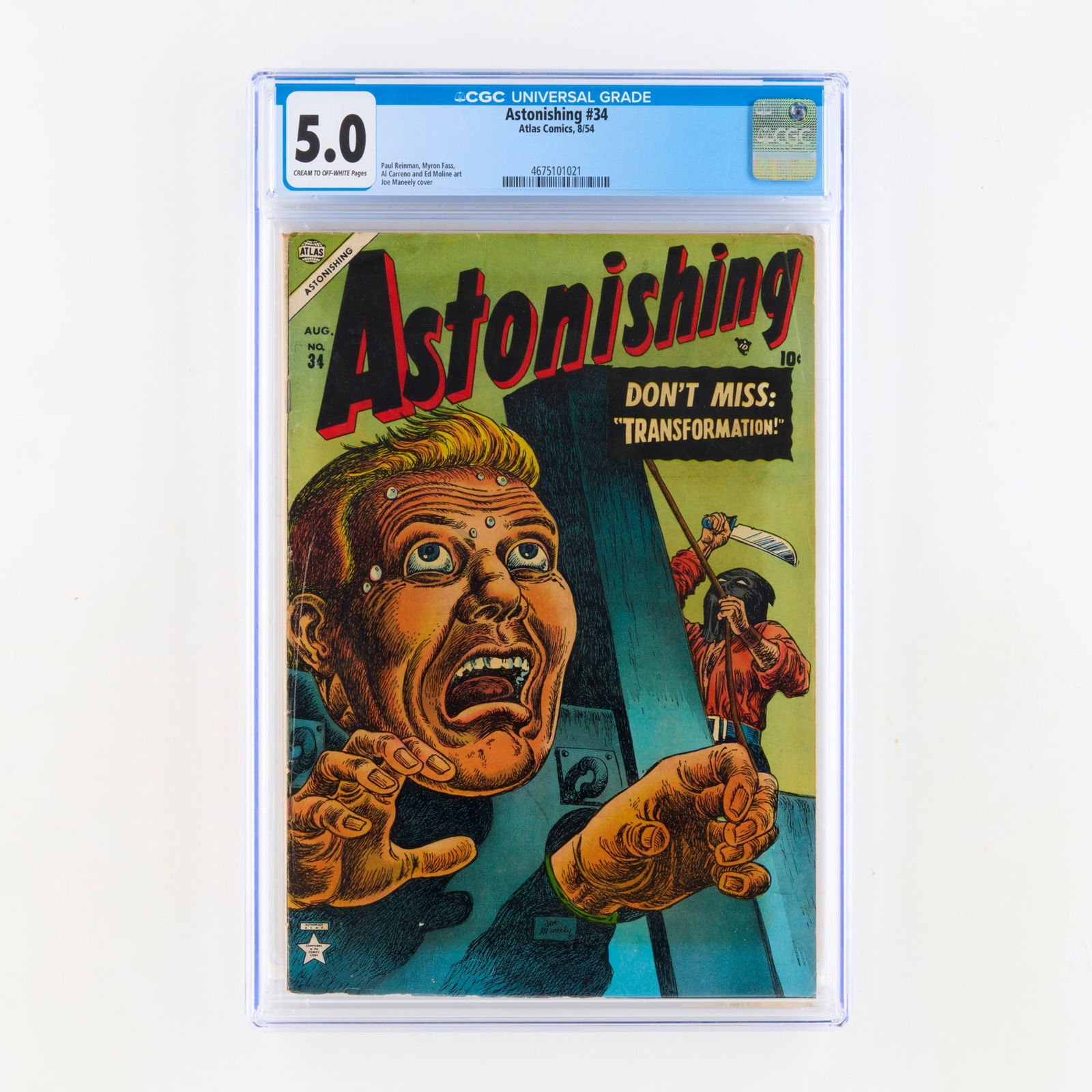 Atlas Comics Astonishing #34 CGC 5.0 (1 of 2)