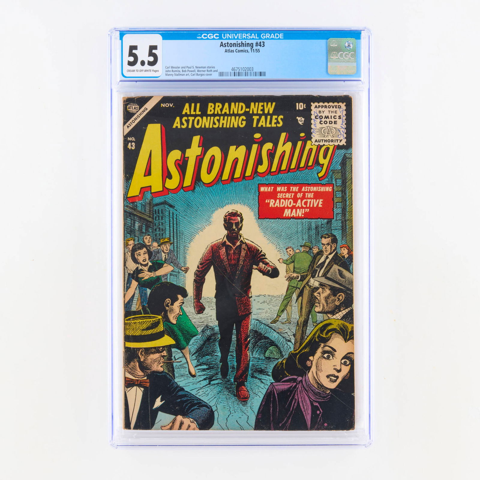 Atlas Comics Astonishing #43 CGC 5.5 (1 of 2)