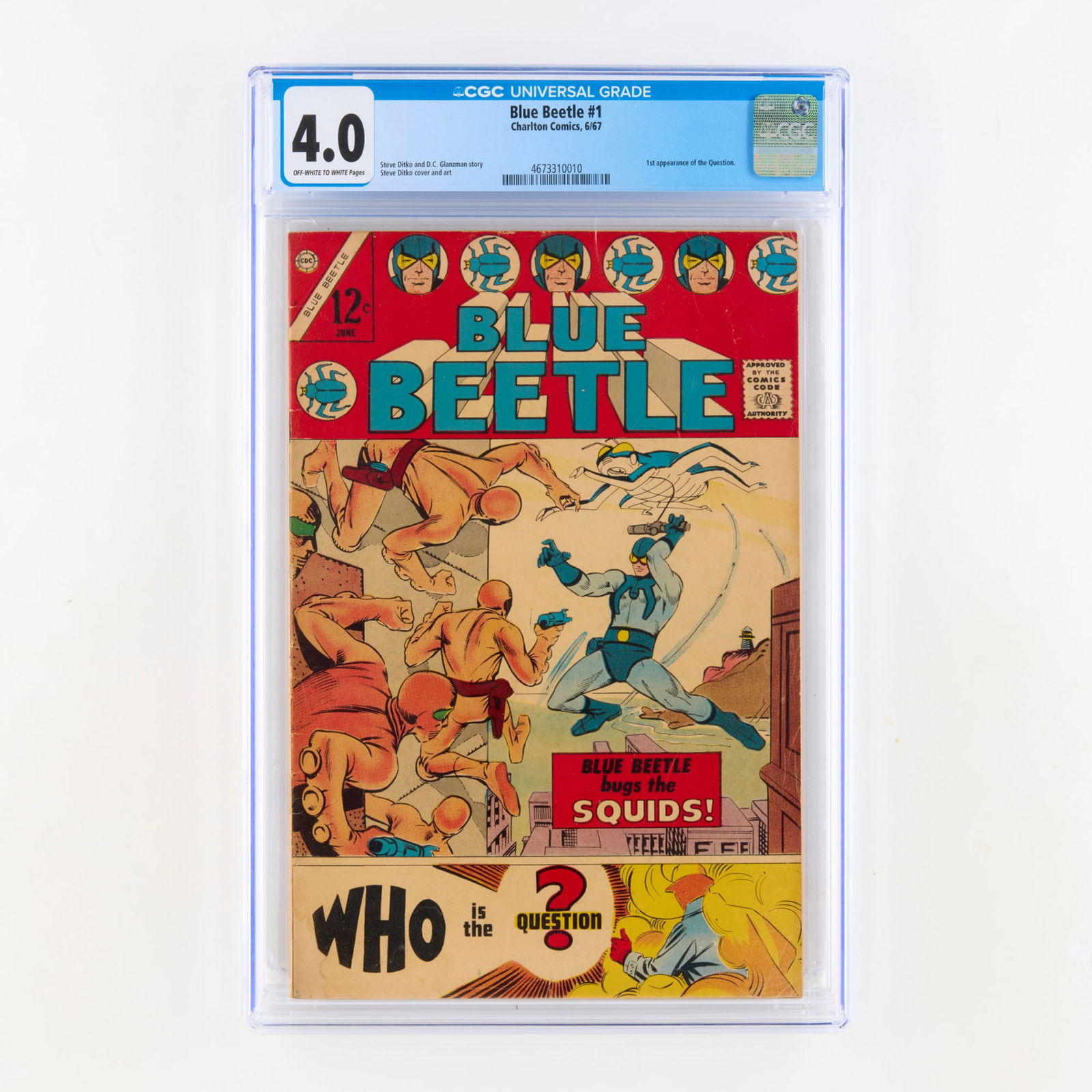 Charlton Comics Blue Beetle #1 CGC 4.0 (1 of 2)