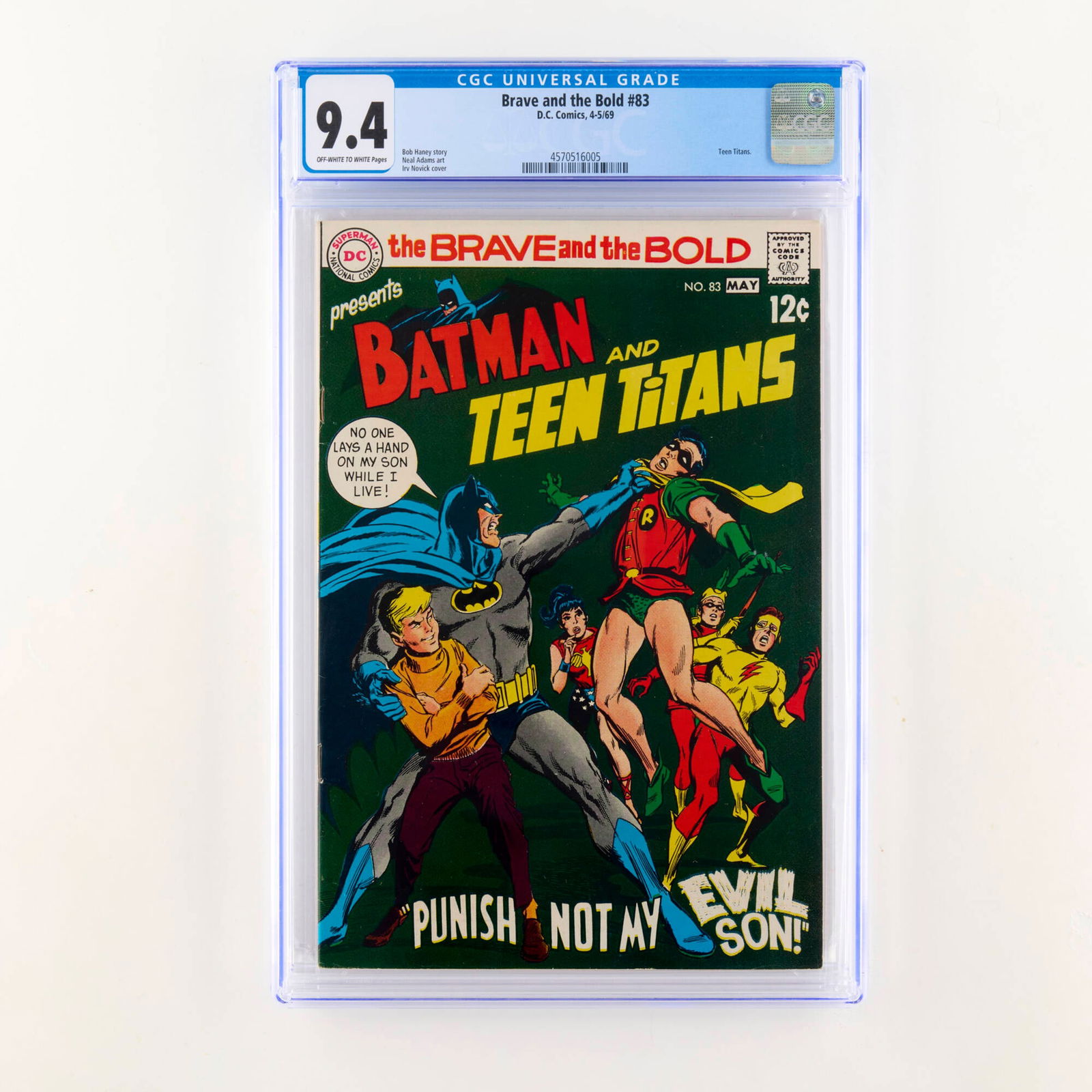 DC Comics Brave and the Bold #83 CGC 9.4 (1 of 2)