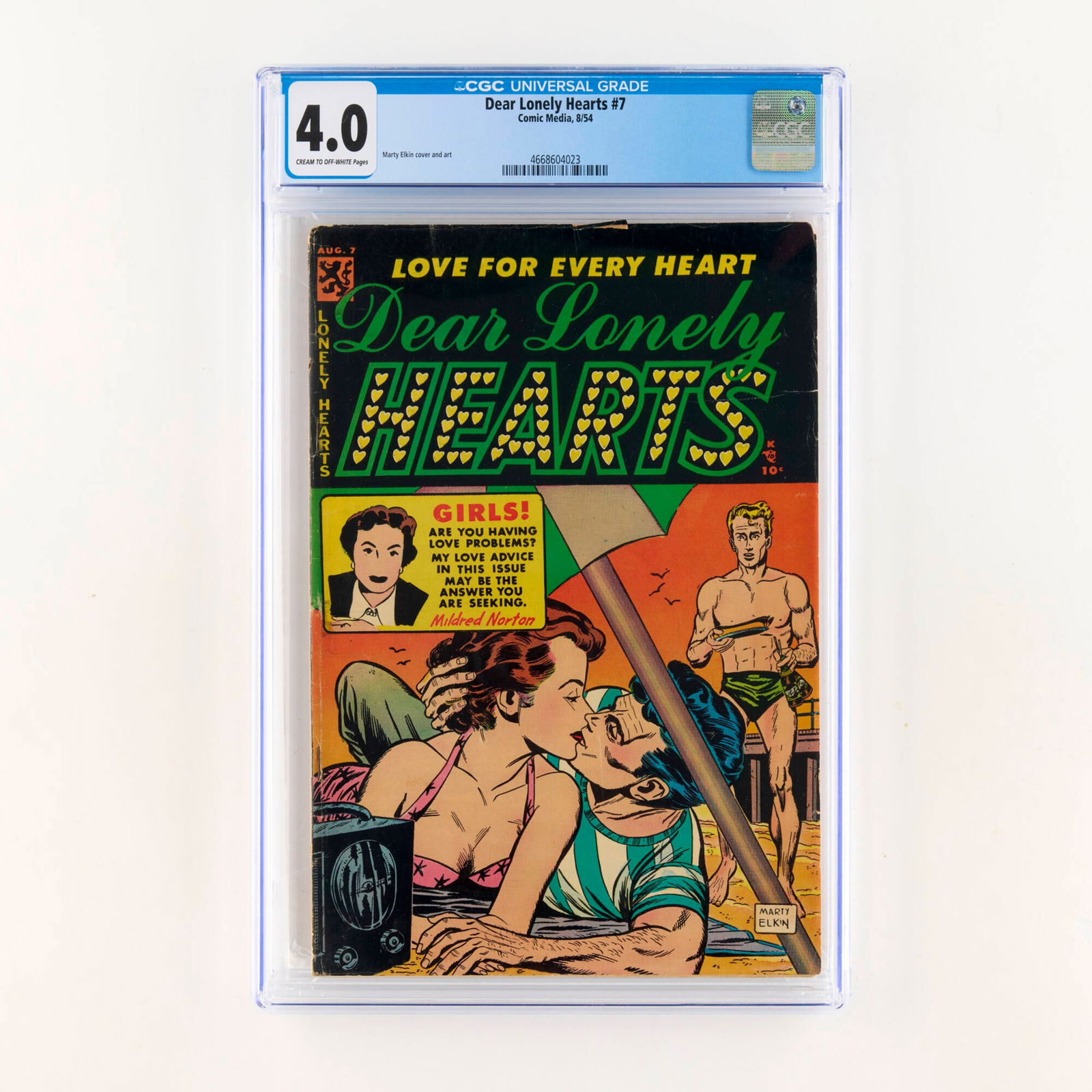 Comic Media Dear Lonely Hearts #7 CGC 4.0 (1 of 2)