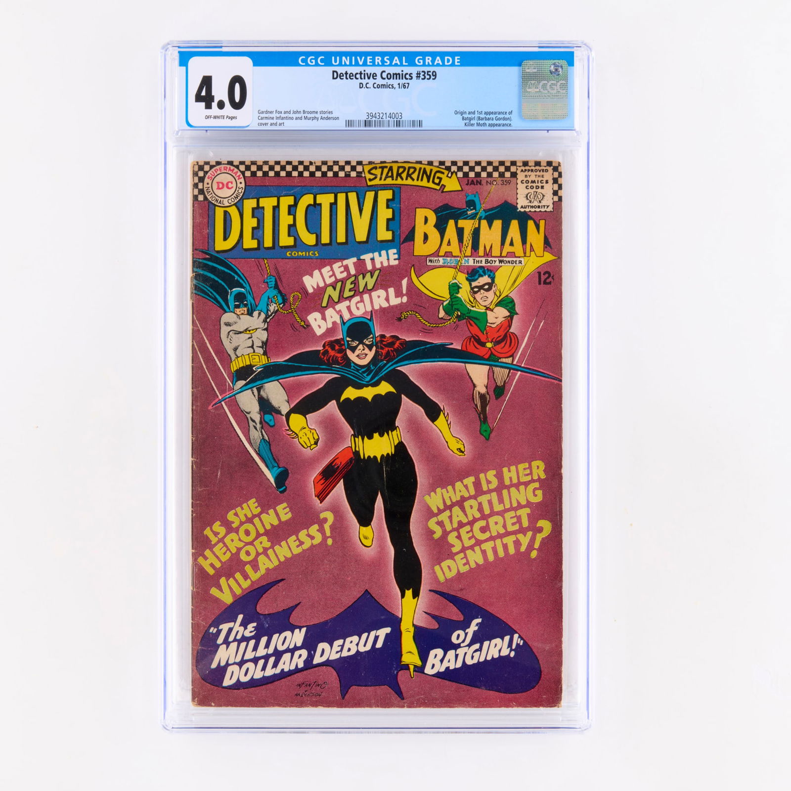 DC Comics Detective Comics #359 CGC 4.0 (1 of 2)