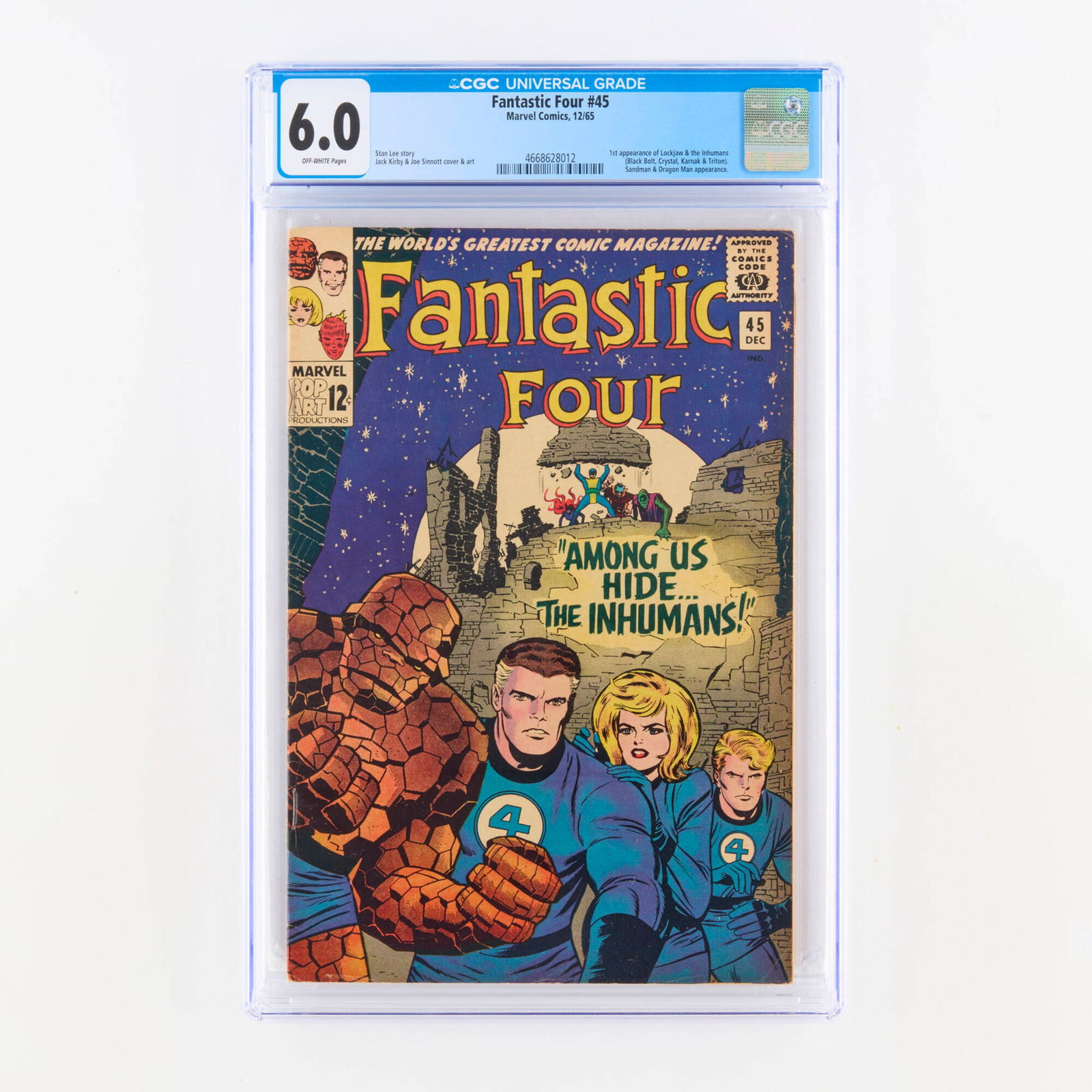 Marvel Comics Fantastic Four #45 CGC 6.0 (1 of 2)