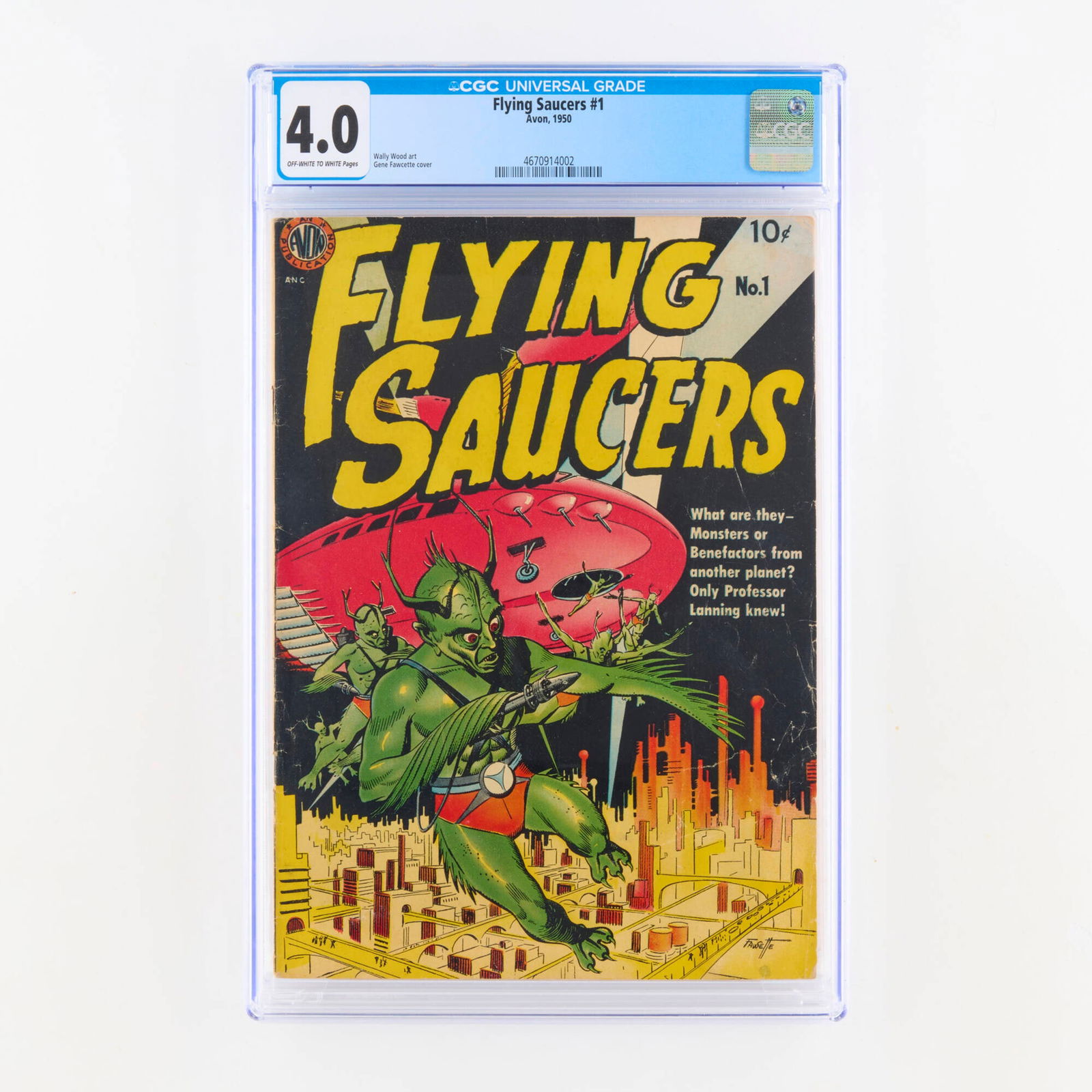 Avon Flying Saucers #1 CGC 4.0 (1 of 2)