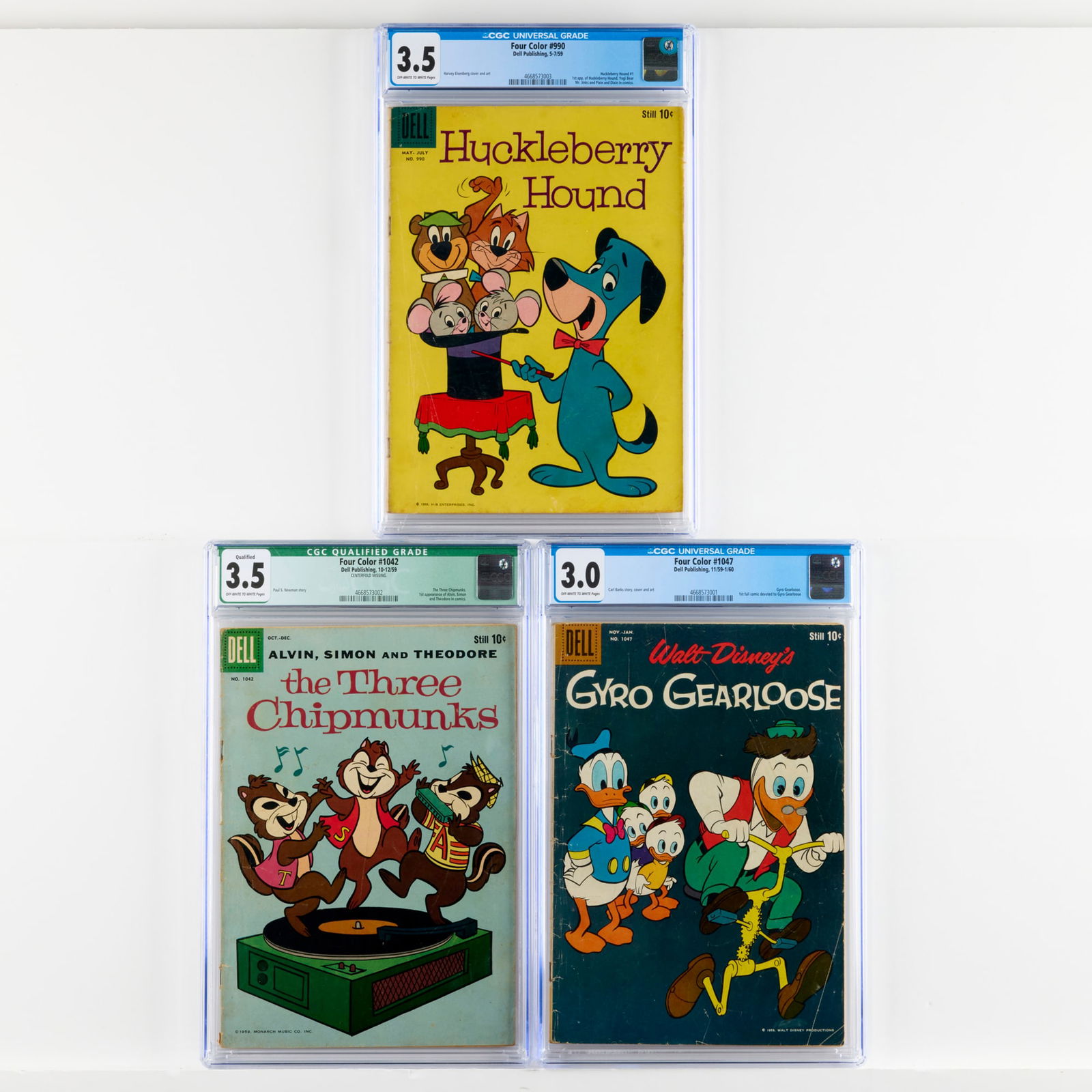 3 Dell Publishing Four Color #990-#1047 CGC Group (1 of 1)