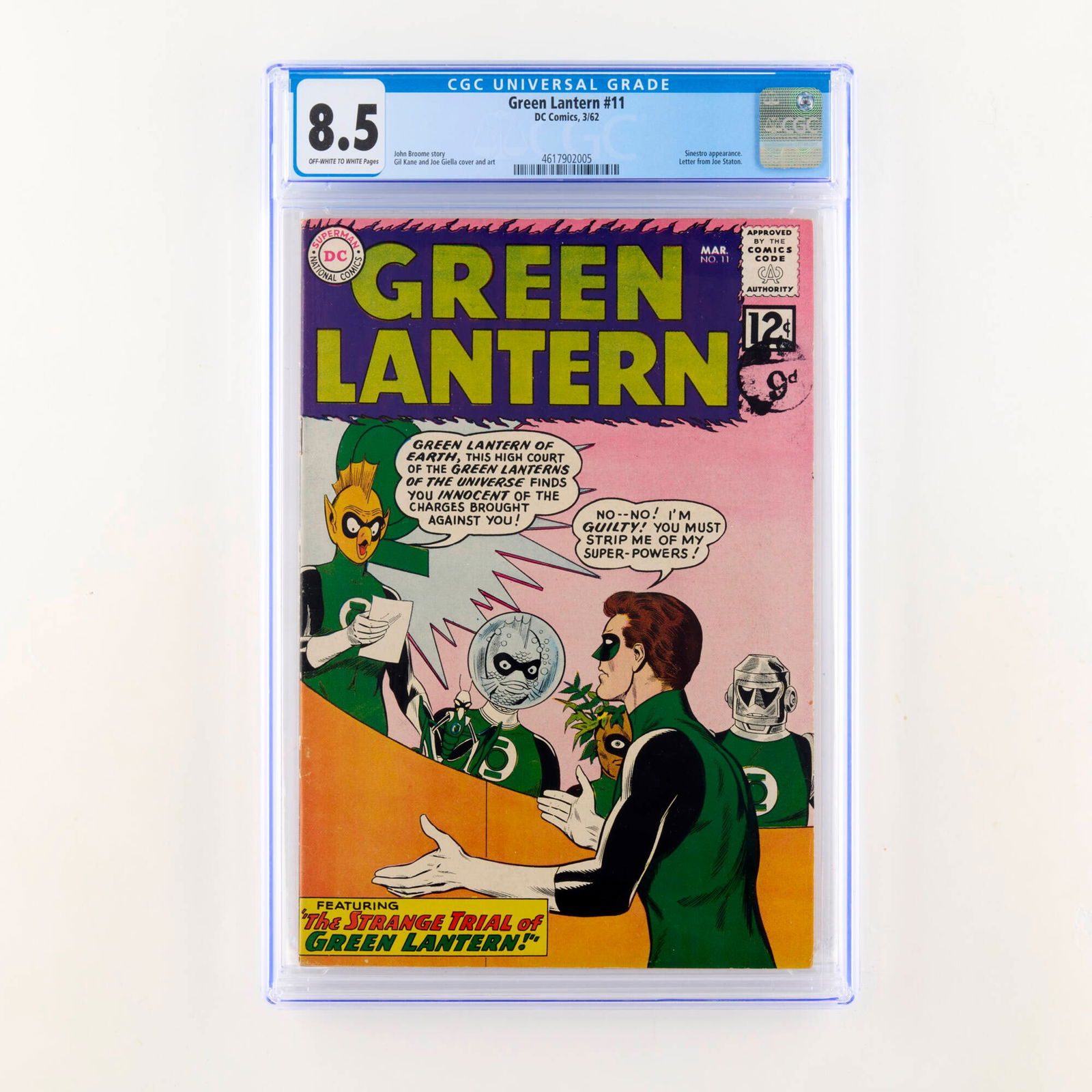 DC Comics Green Lantern #11 CGC 8.5 (1 of 2)