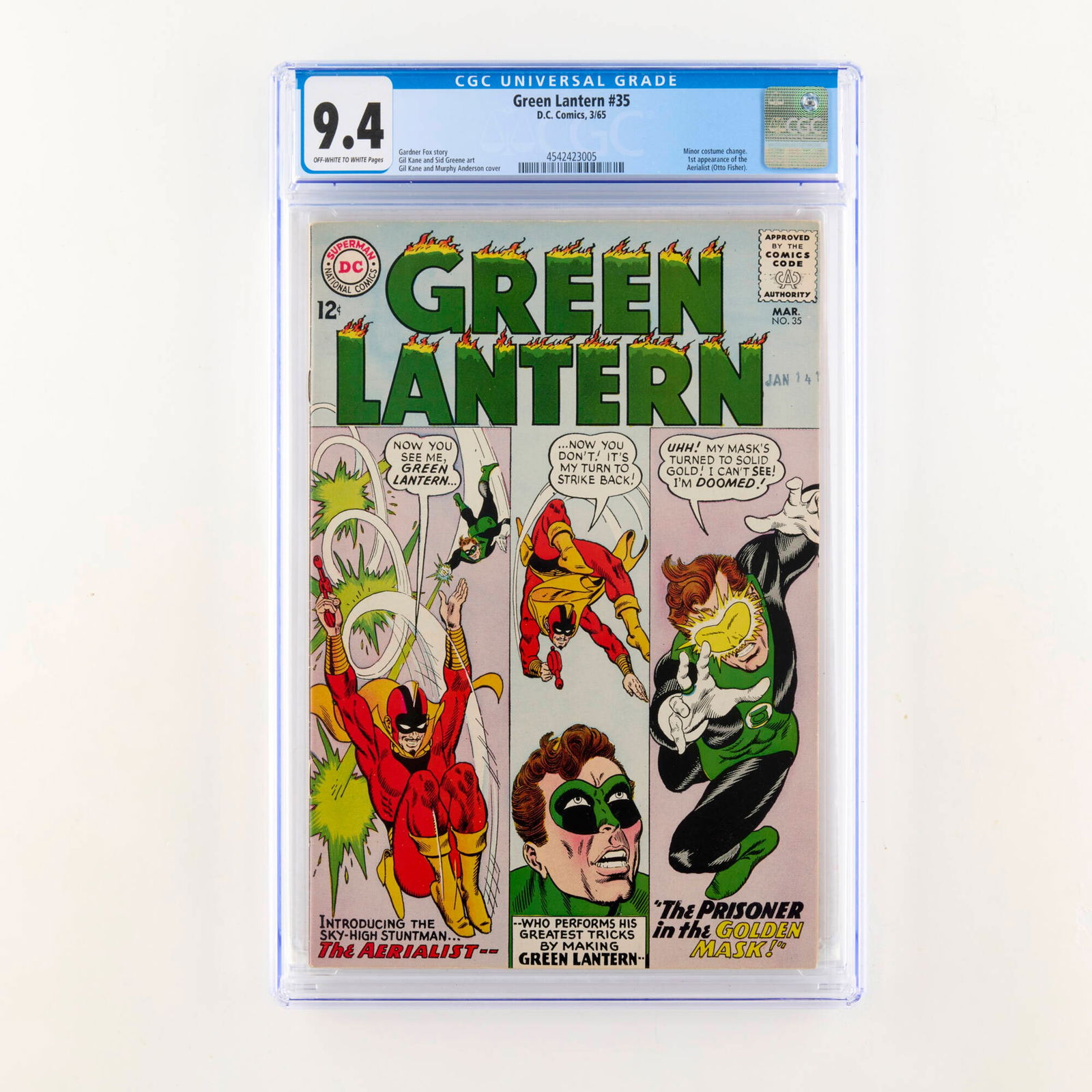 DC Comics Green Lantern #35 CGC 9.4 (1 of 2)