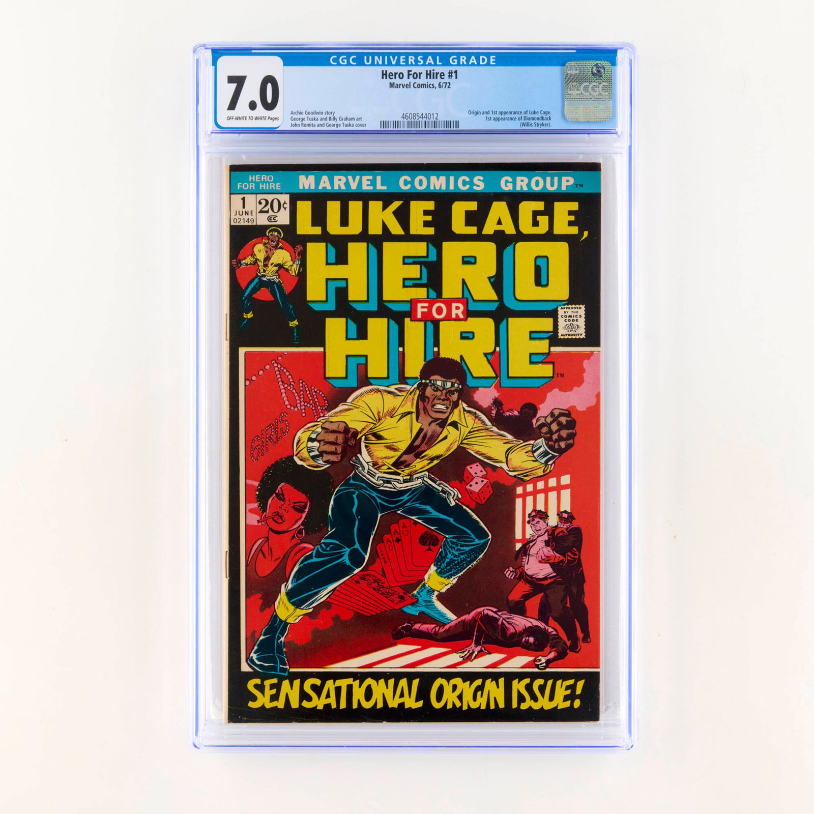 Marvel Comics Hero For Hire #1 CGC 7.0 (1 of 2)