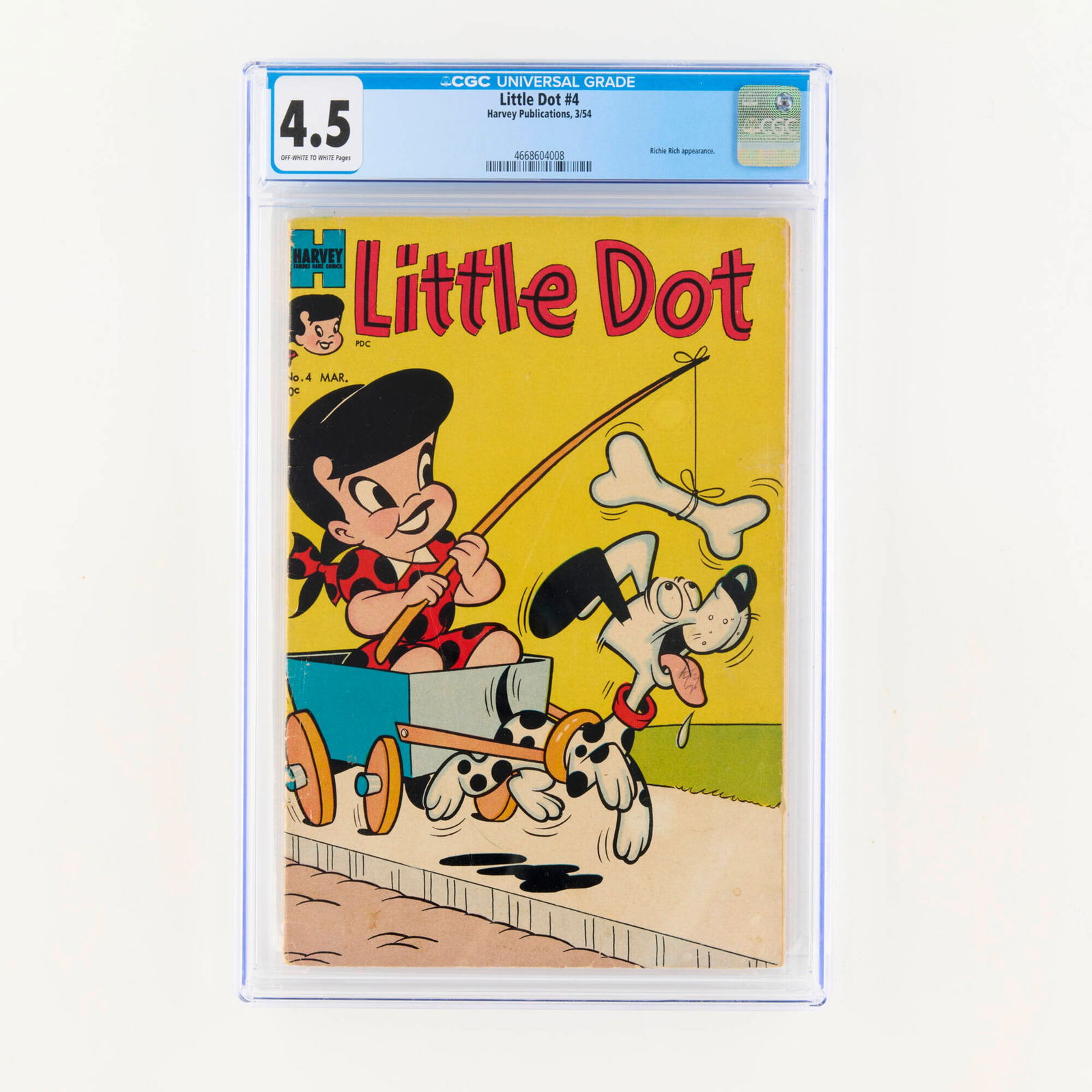 Harvey Publications Little Dot #4 CGC 4.5 (1 of 2)