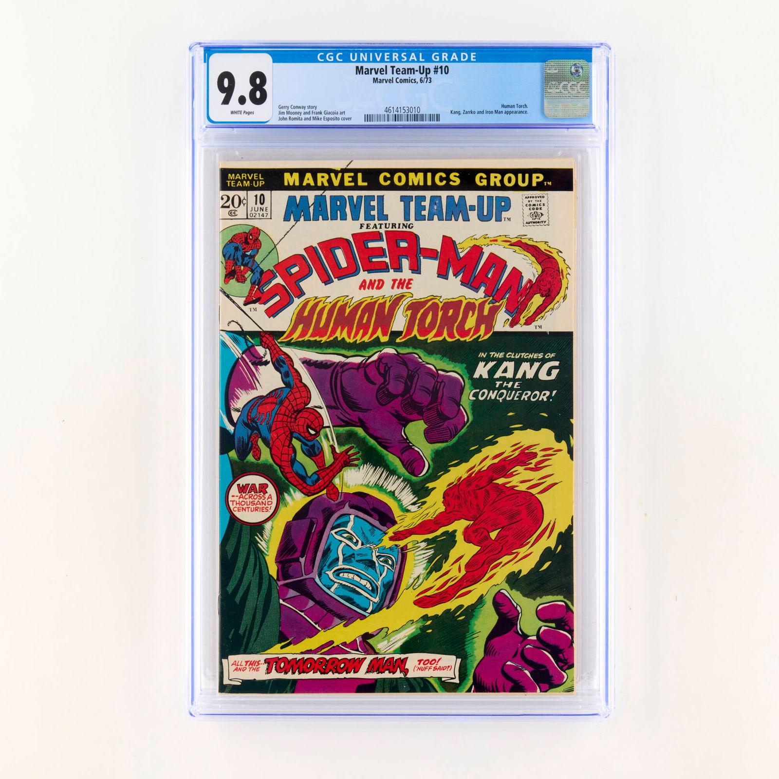 Marvel Comics Marvel Team-Up #10 CGC 9.8 (1 of 2)